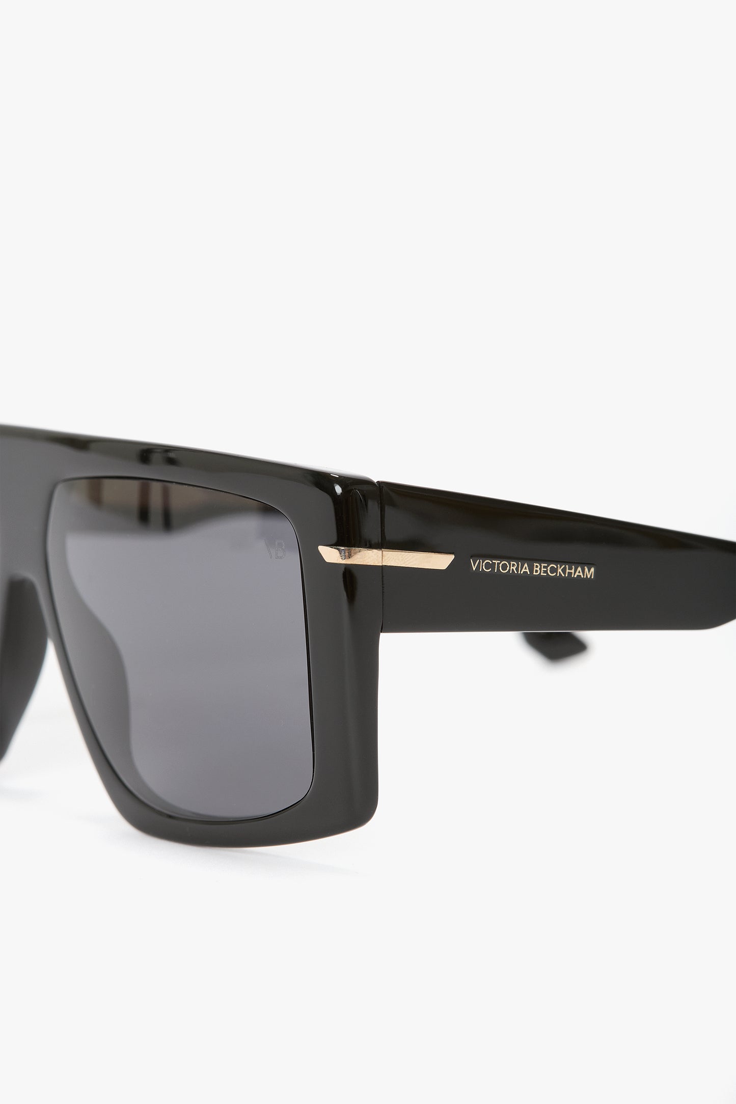 Oversized Flat Top Frame In Black