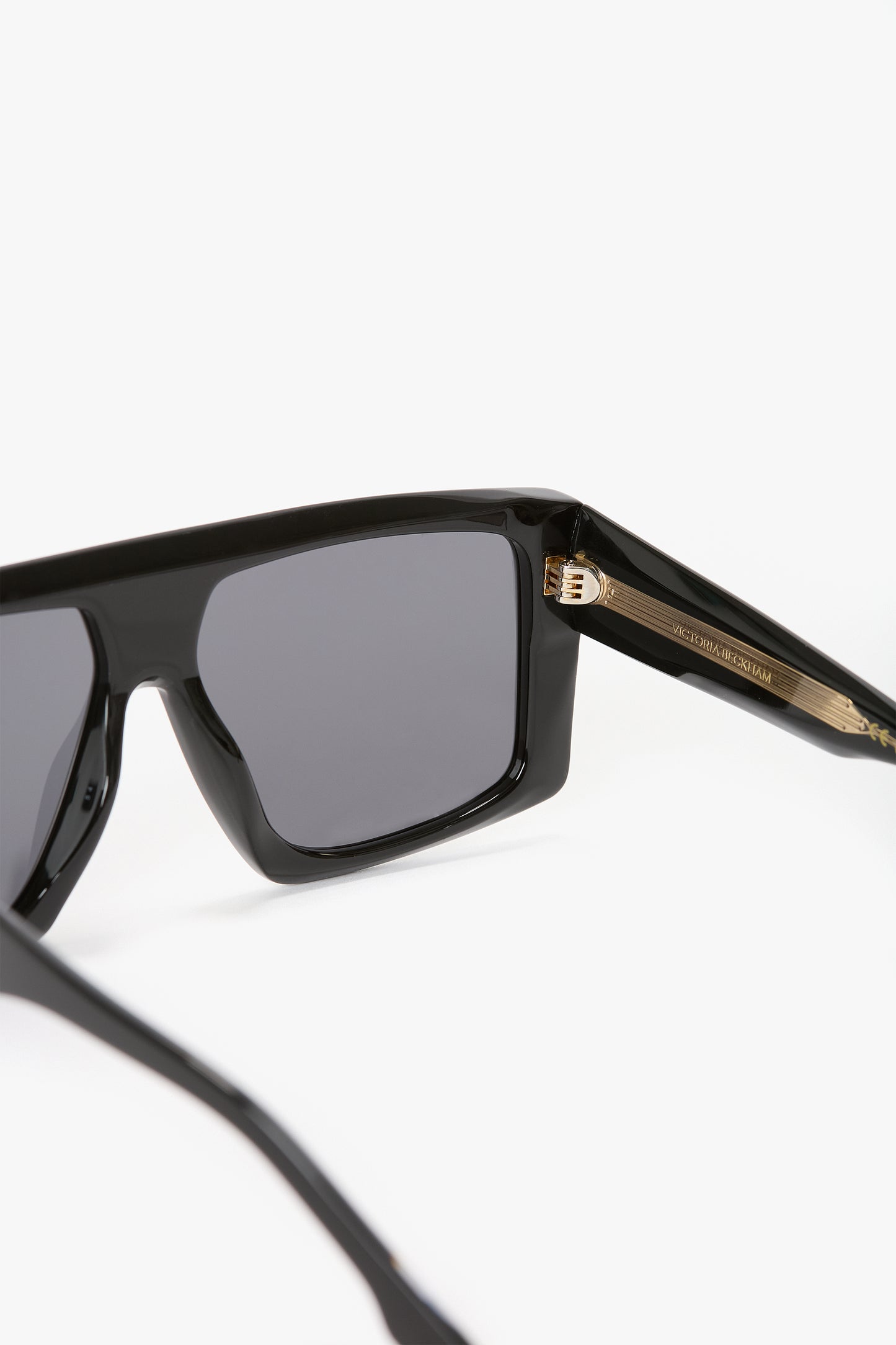Oversized Flat Top Frame In Black