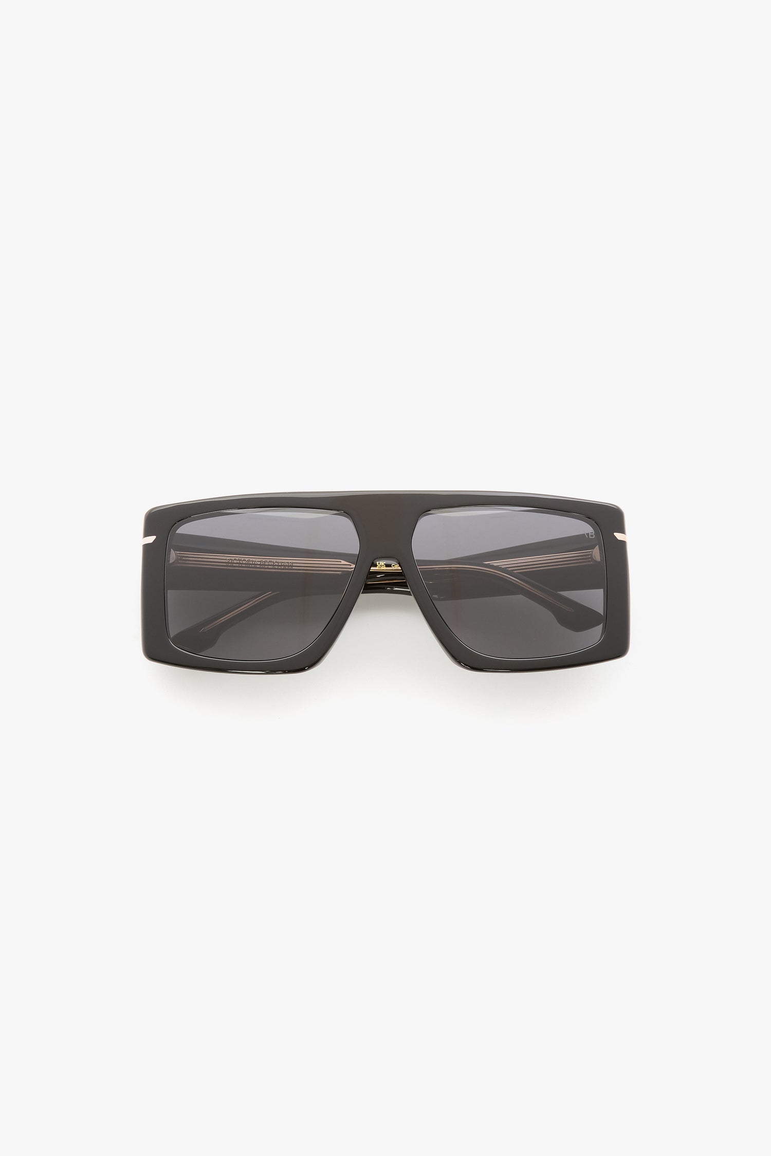 Oversized Flat Top Frame In Black