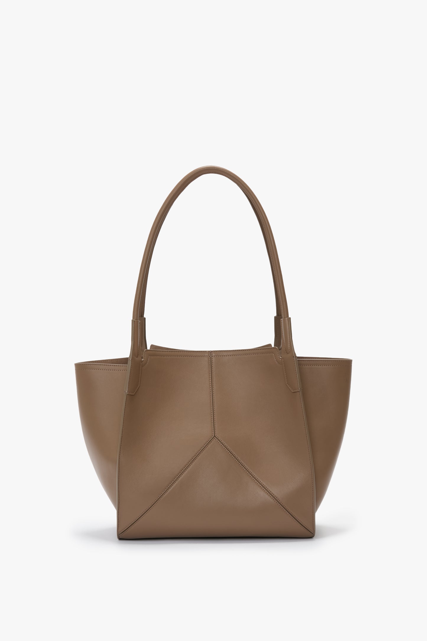 Victoria Tote Bag In Dove Grey Leather