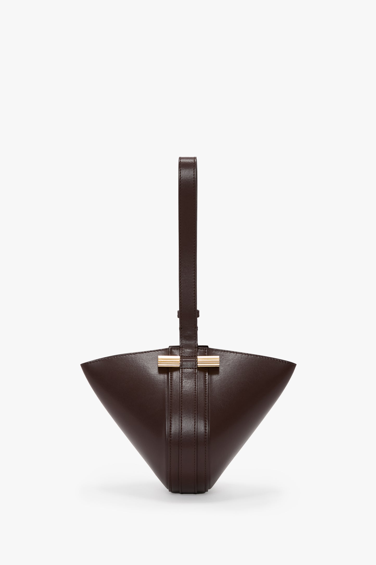 Portofino Dia Clutch In Dark Burgundy Leather