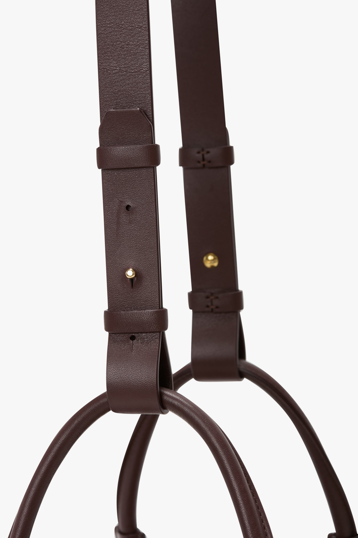 Victoria Plié Bag In Burgundy Leather