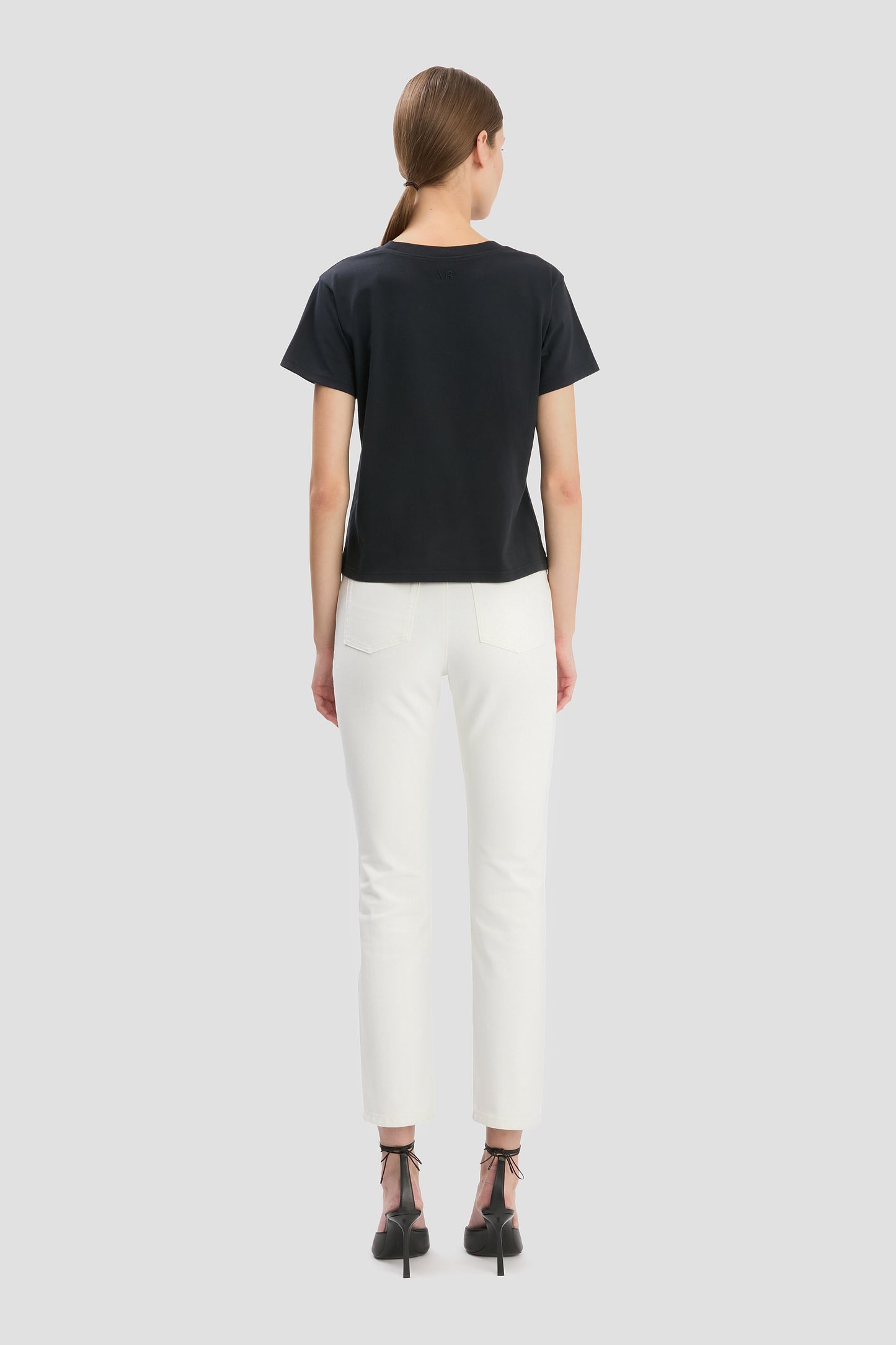 Shrunken Fit T-Shirt In Navy