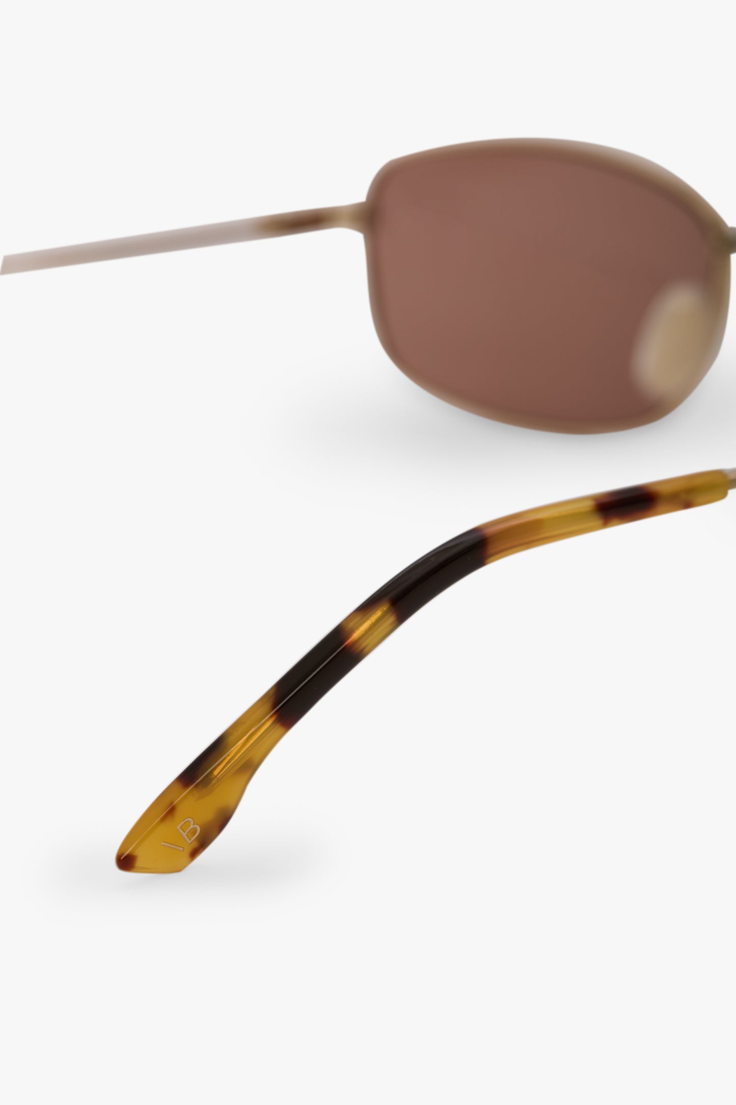 Metal Sunglasses In Gold Honey Havana