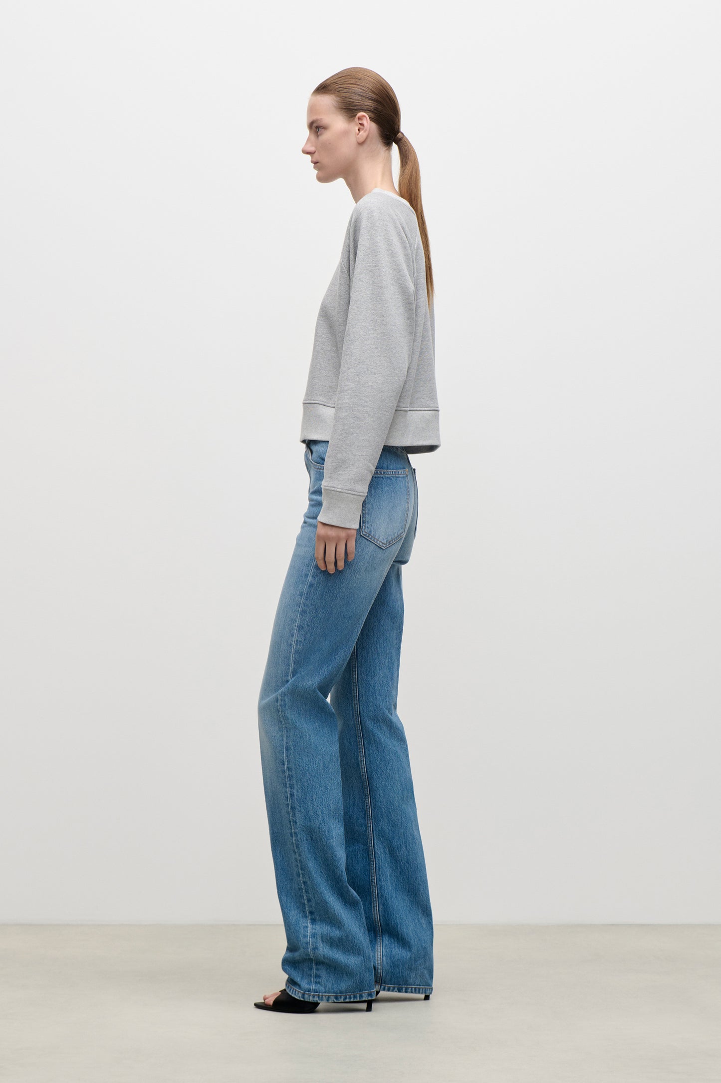 Constance Sweatshirt In Grey Marl