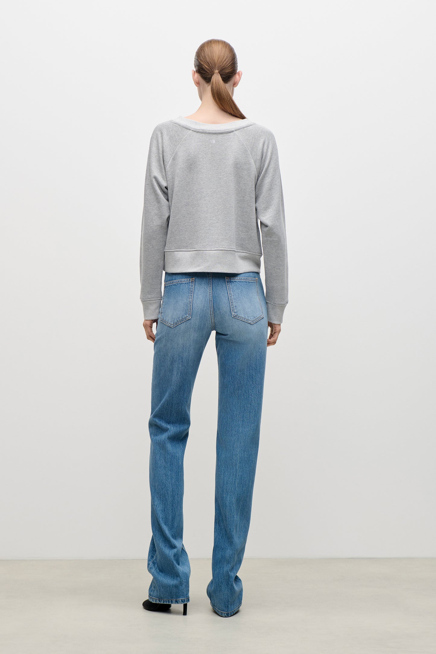 Constance Sweatshirt In Grey Marl