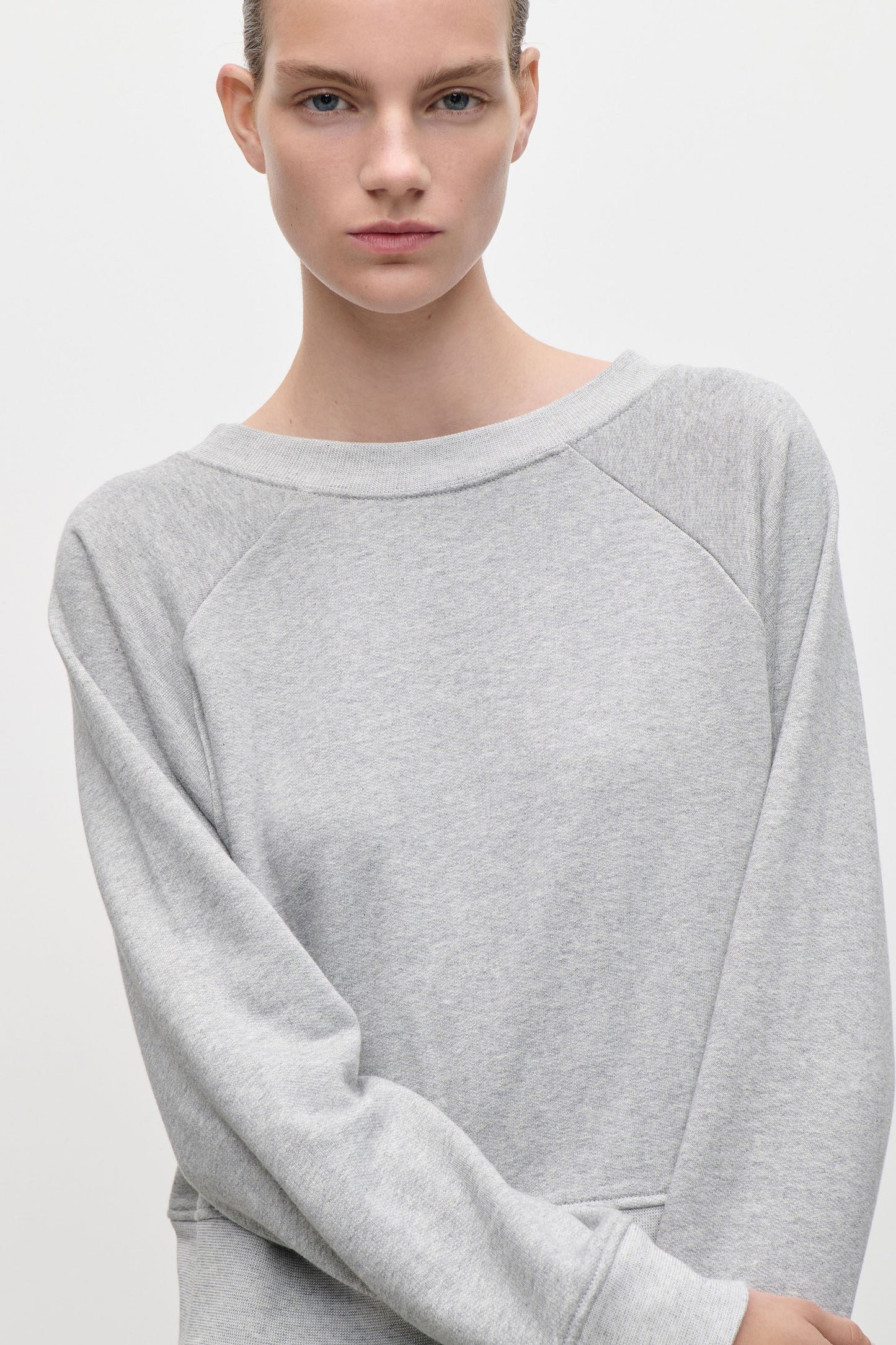 Constance Sweatshirt In Grey Marl