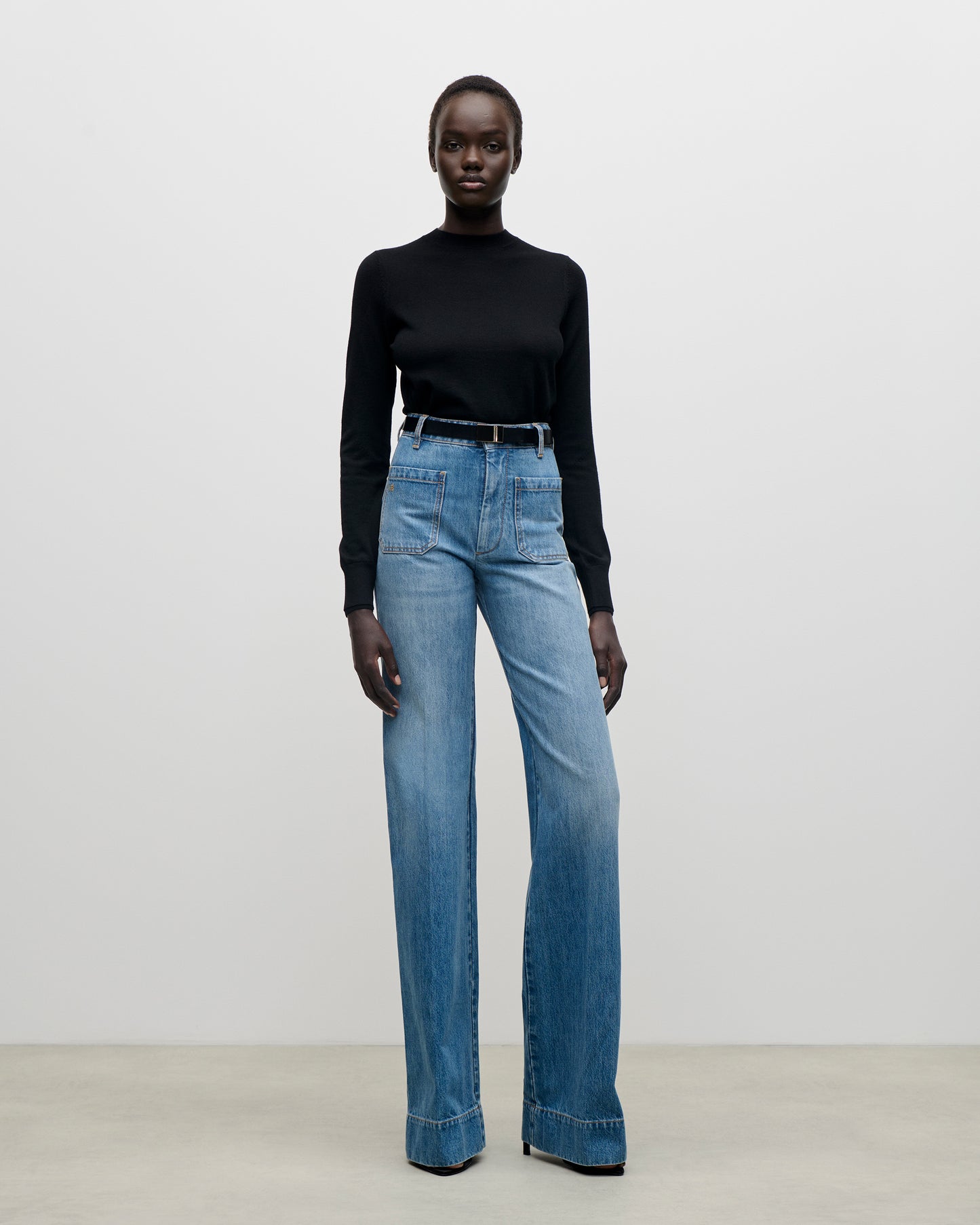 Alina Jean In Worn Blue Wash