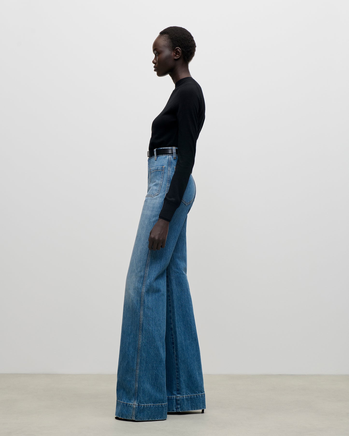 Alina Jean In Worn Blue Wash