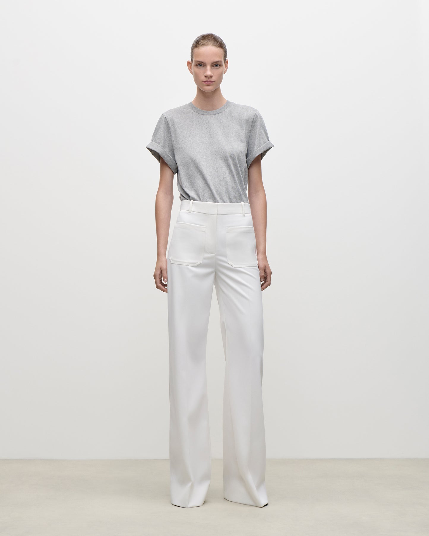Alina Trouser In Ivory