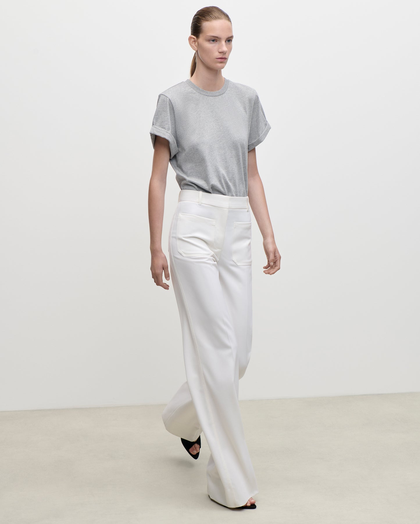 Alina Trouser In Ivory