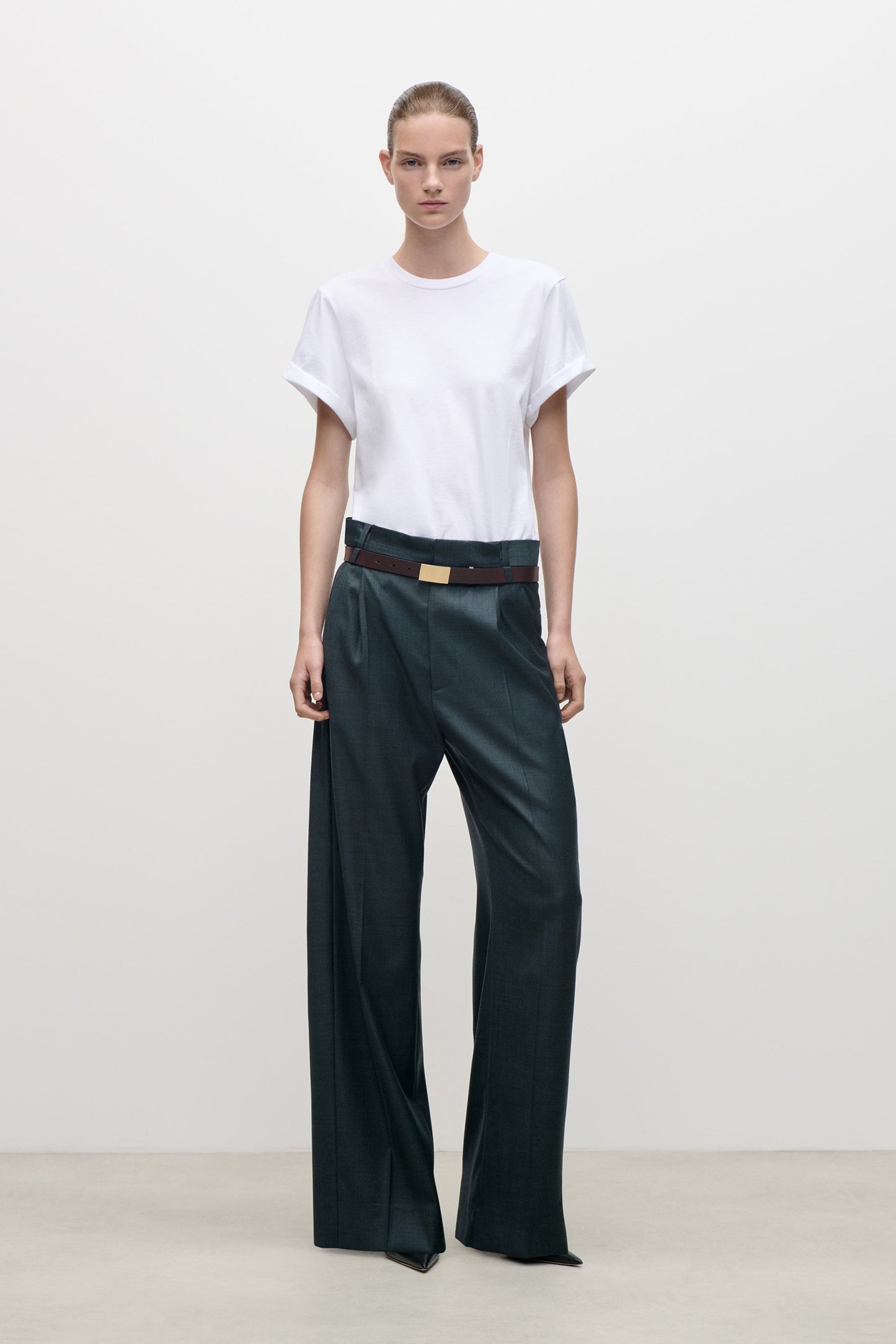 Ethel Trouser In Dark Teal