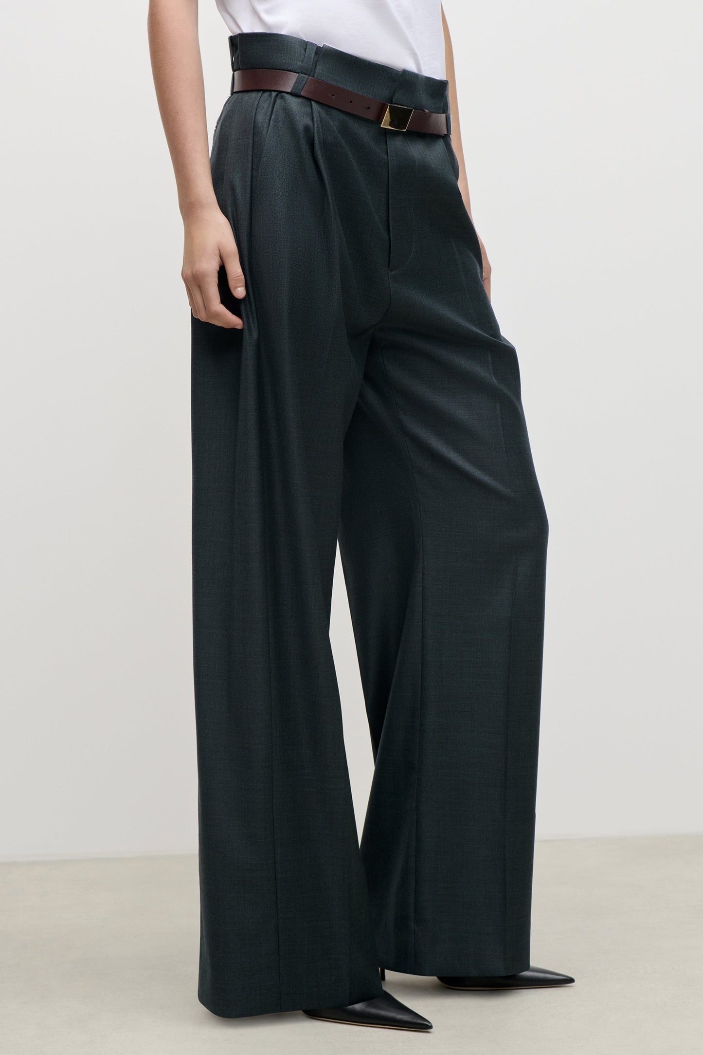 Ethel Trouser In Dark Teal