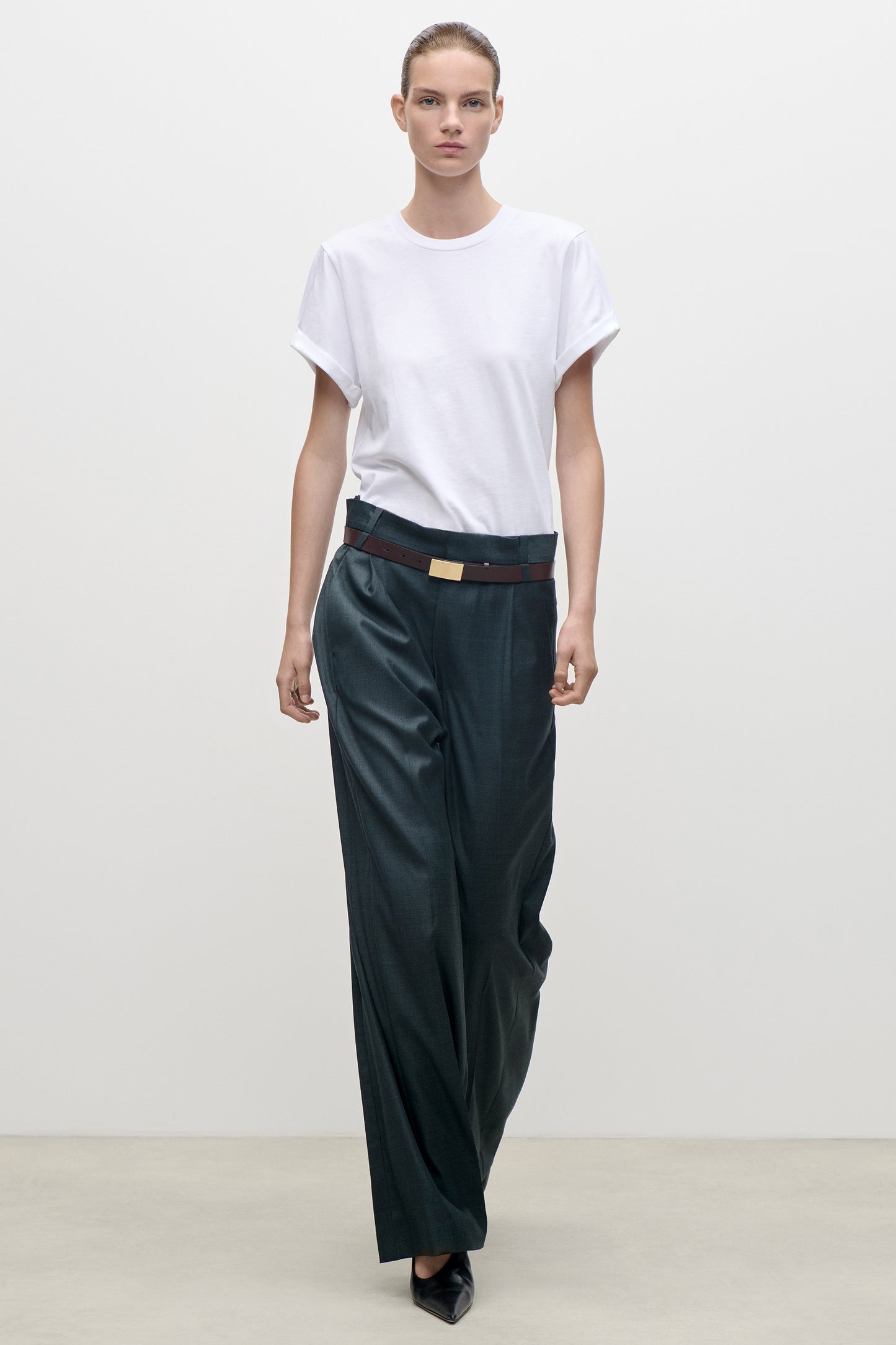 Ethel Trouser In Dark Teal