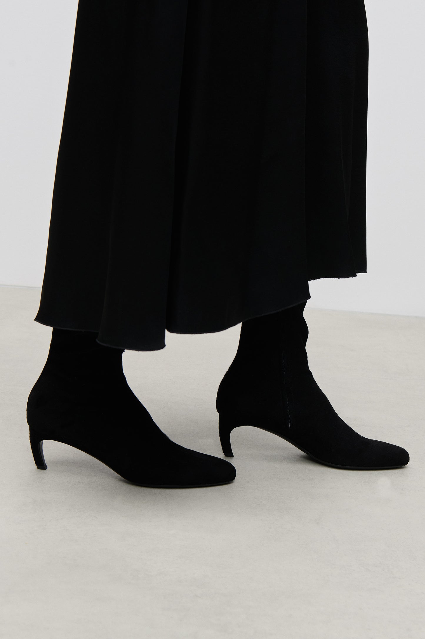 Harlow Mid Boot 55 Stretch Suede