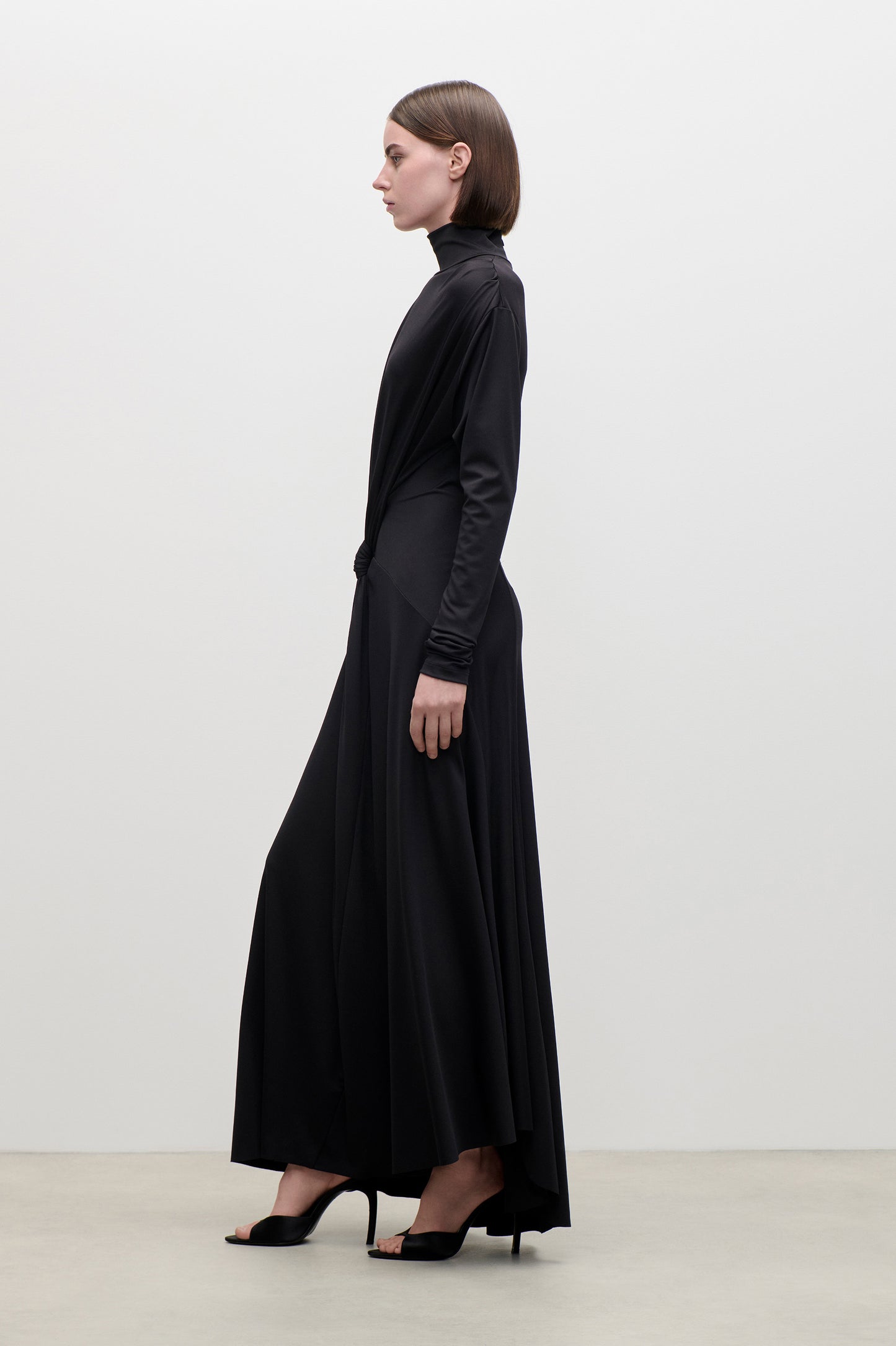 Letice Midi Dress In Black