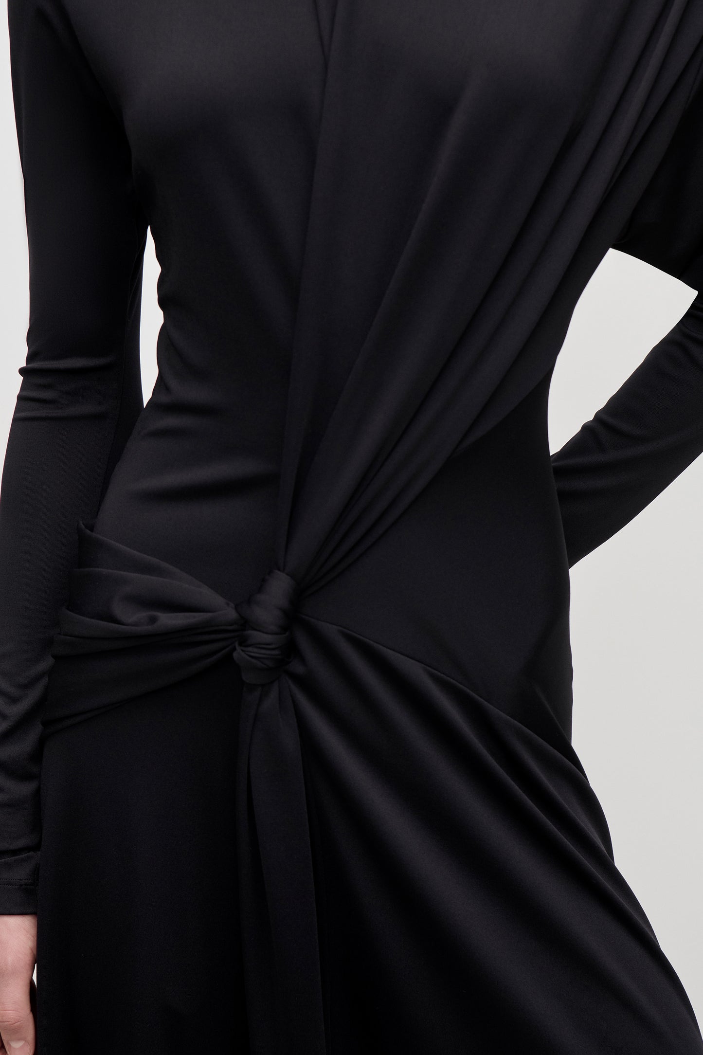 Letice Midi Dress In Black