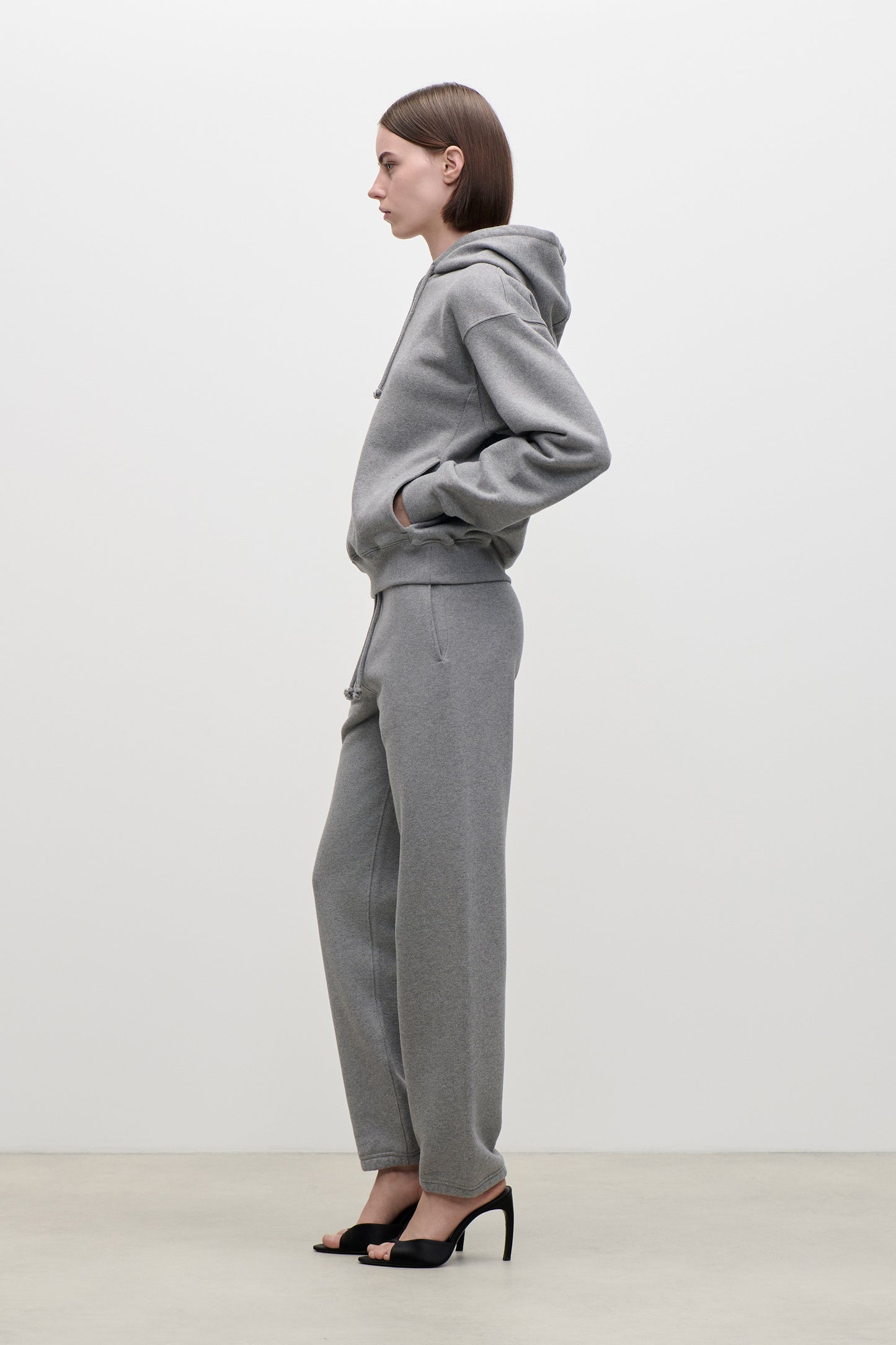 Jules Jogger In Mid Grey Marl