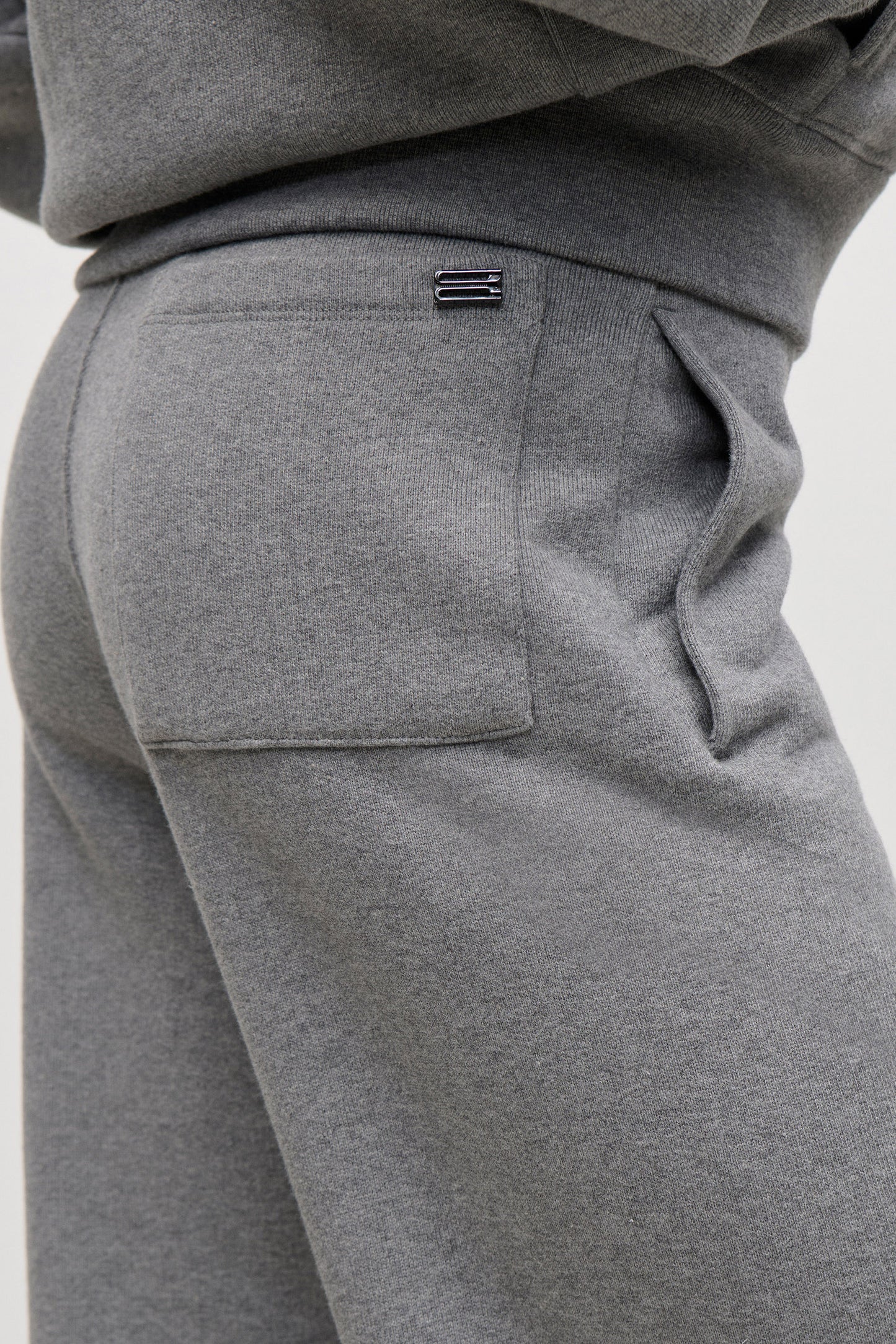 Jules Jogger In Mid Grey Marl