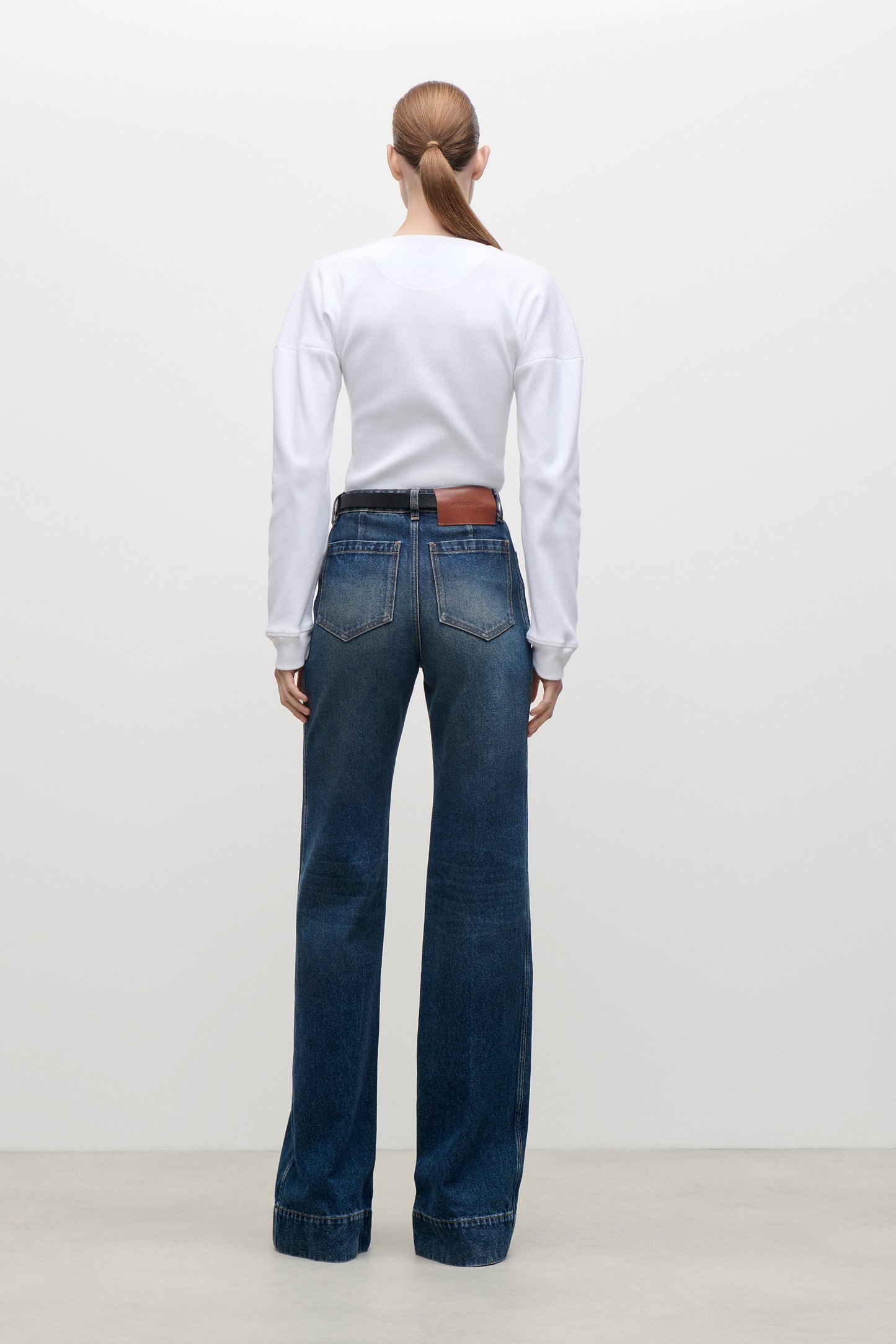 Hazel Top In White