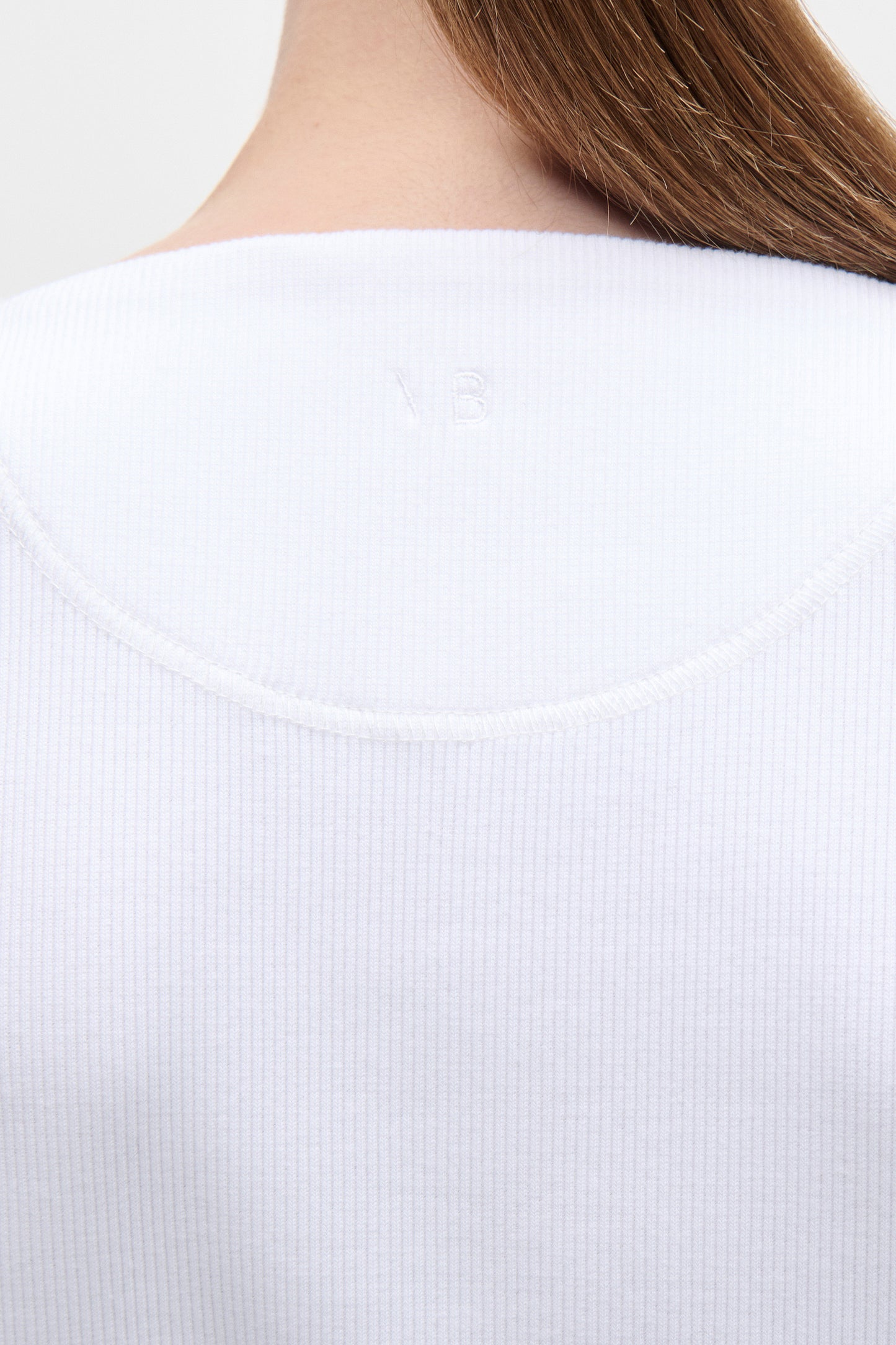Hazel Top In White