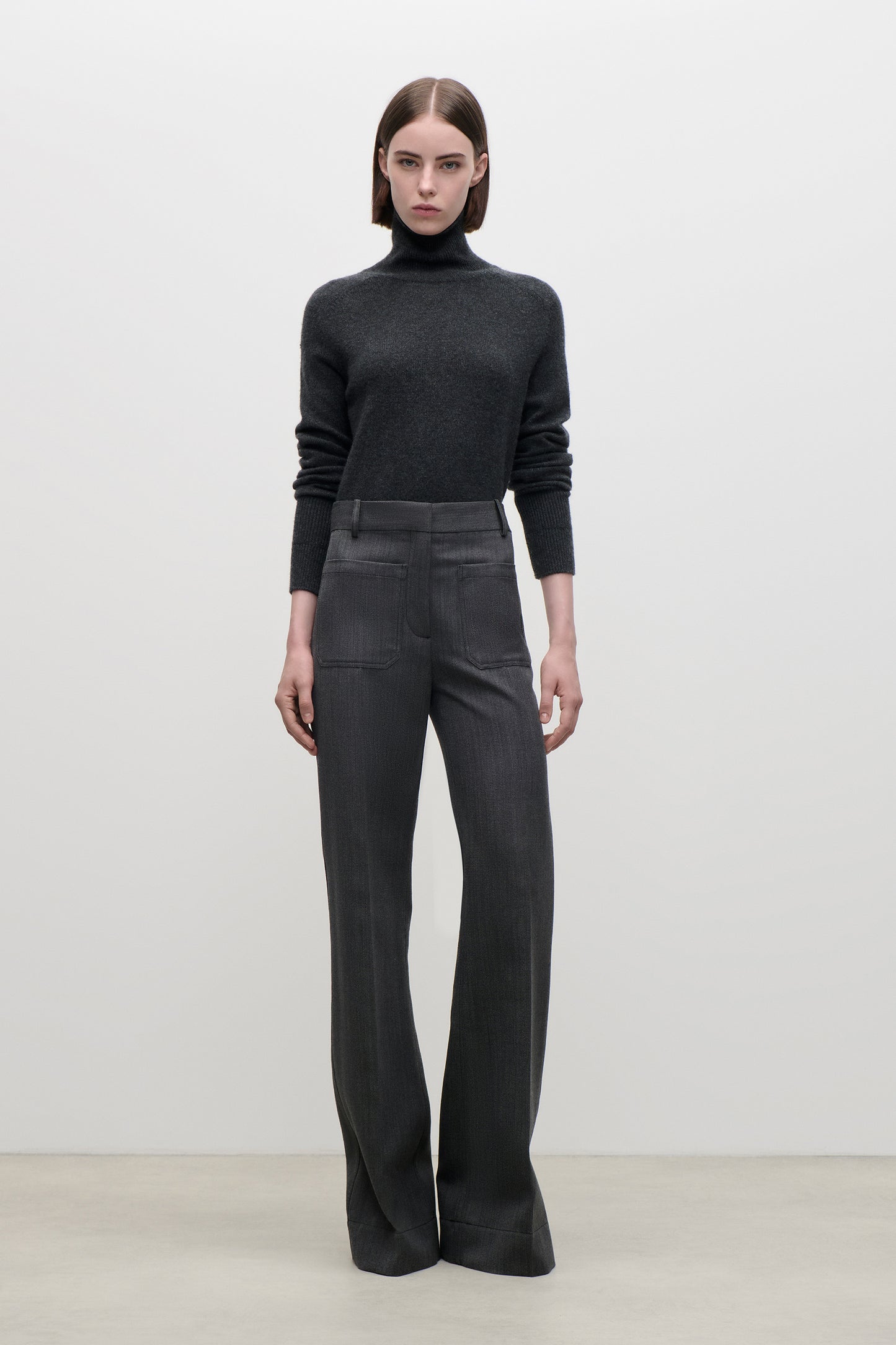 Marie Jumper In Dark Grey Melange