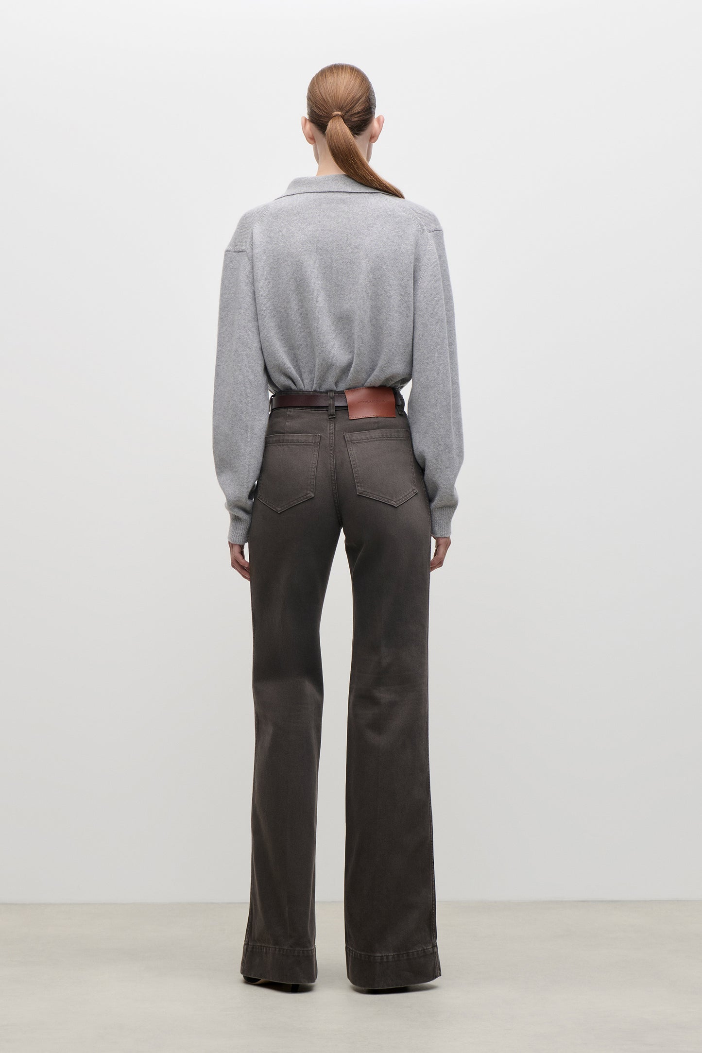 Genevieve Jumper In Mid Grey Marl