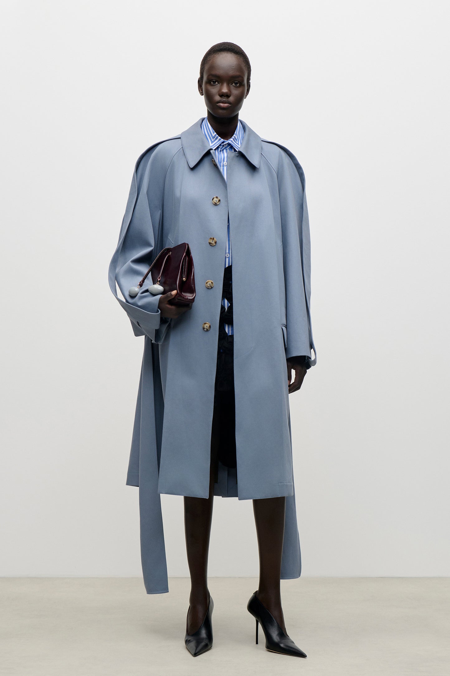 Car Coat In Blue