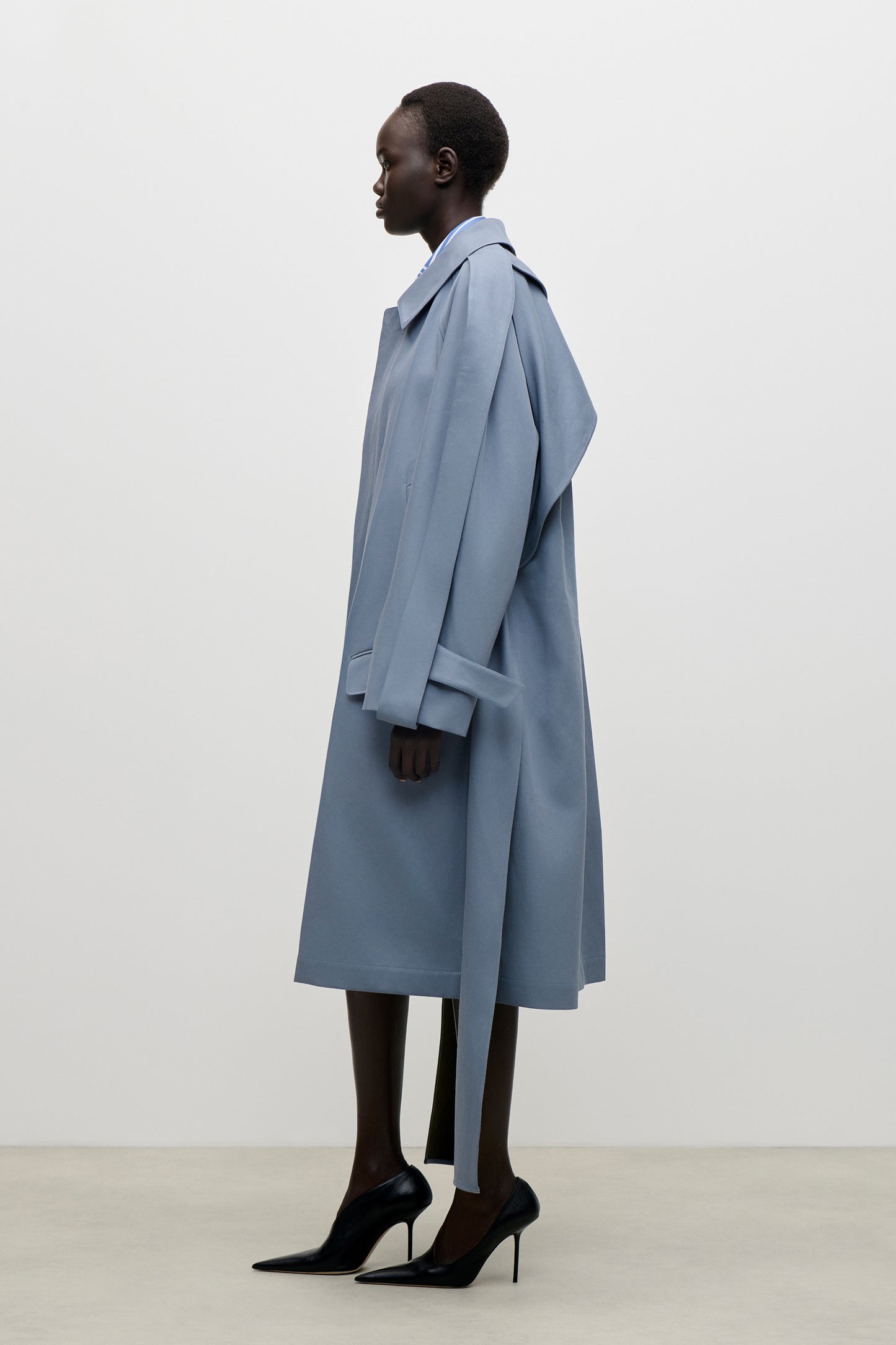 Car Coat In Blue