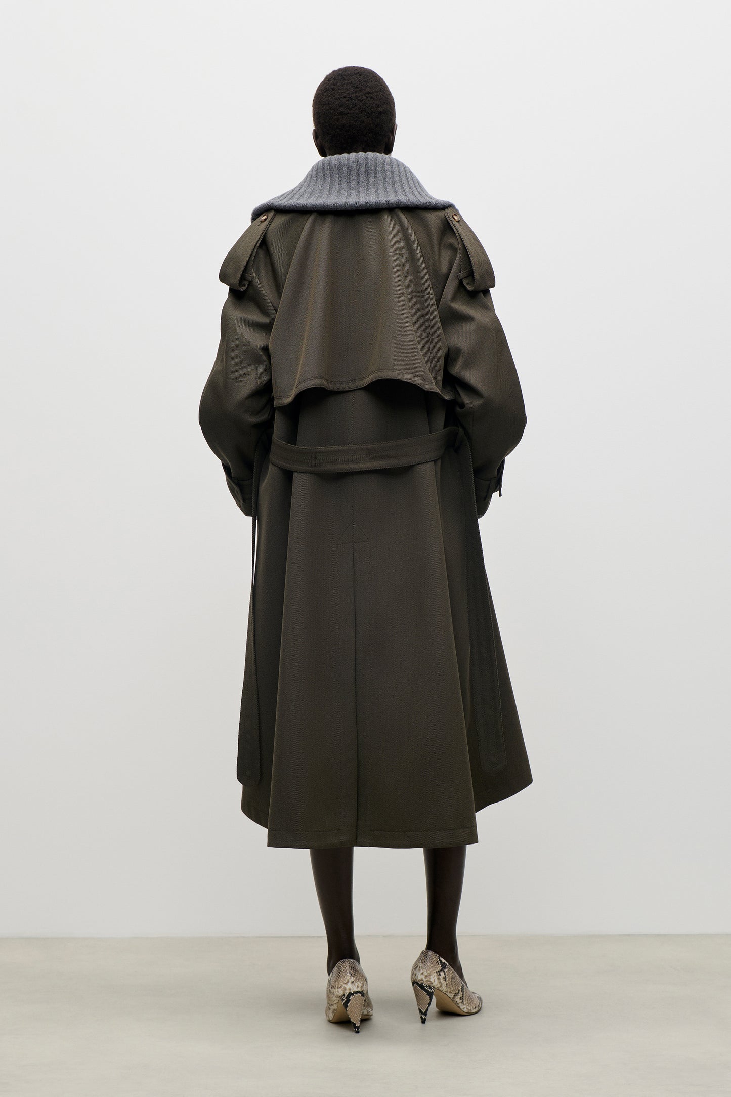 Trench Coat In Green