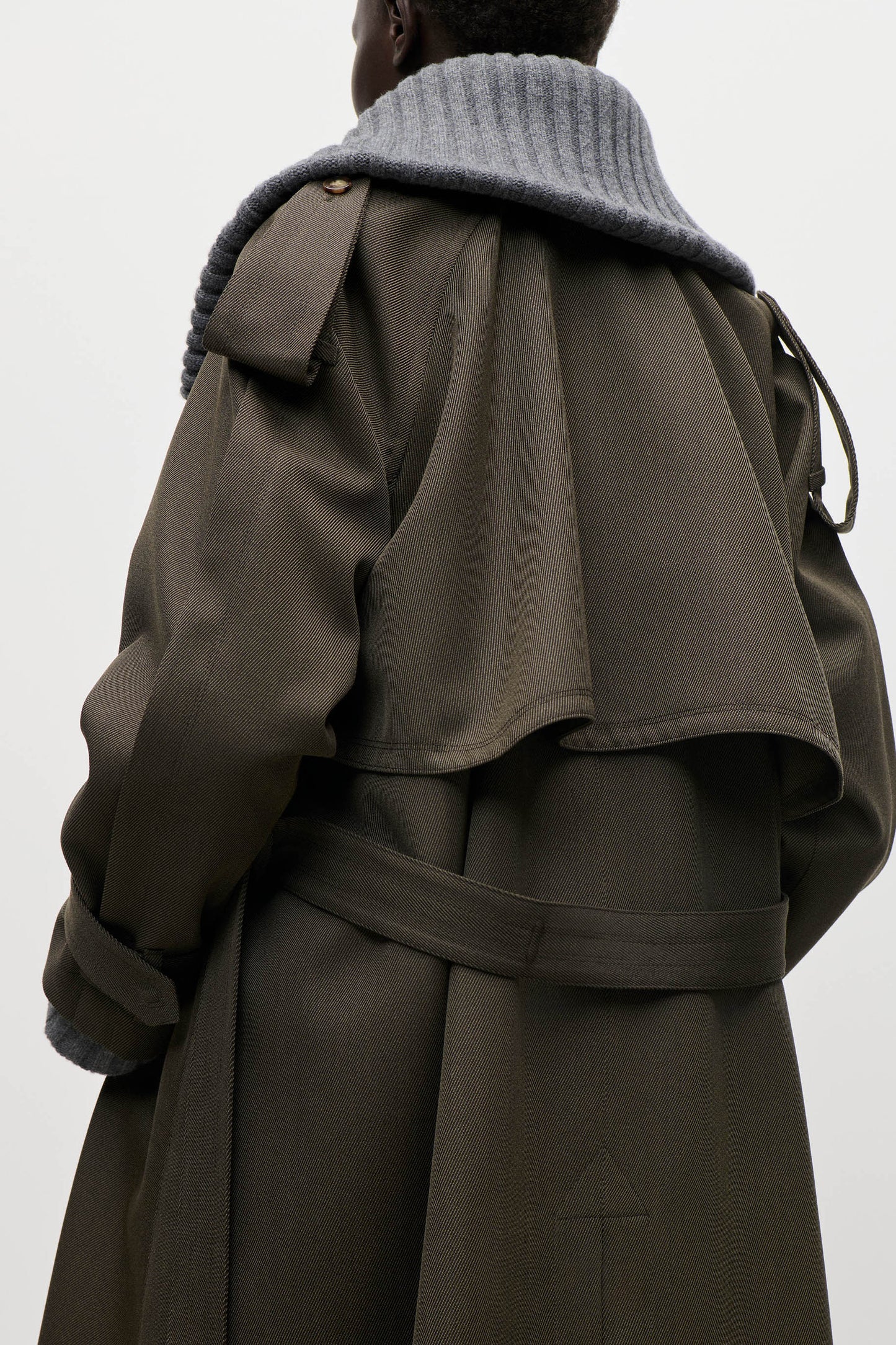 Trench Coat In Green