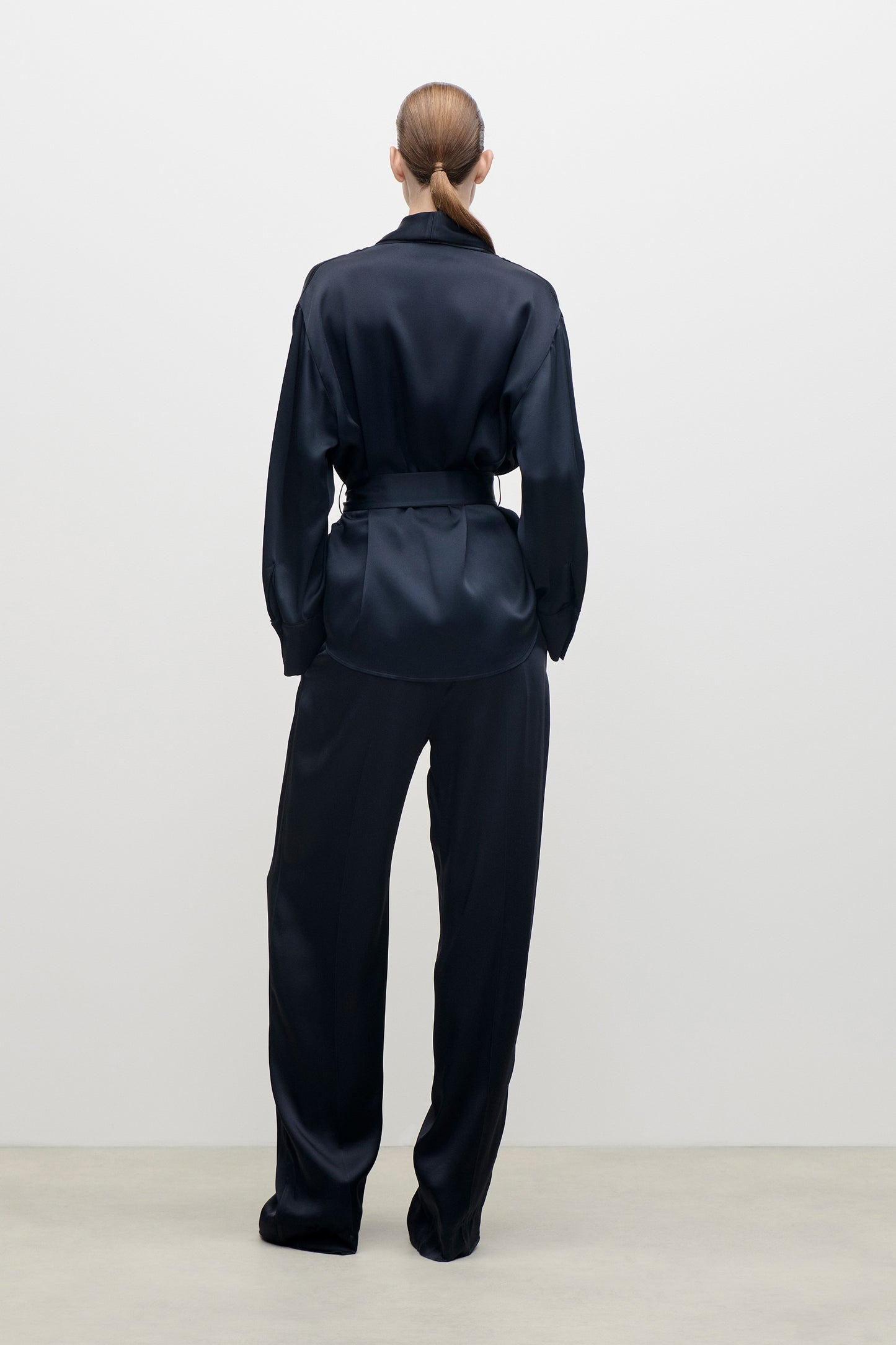 Alba Blouse In Dark Navy
