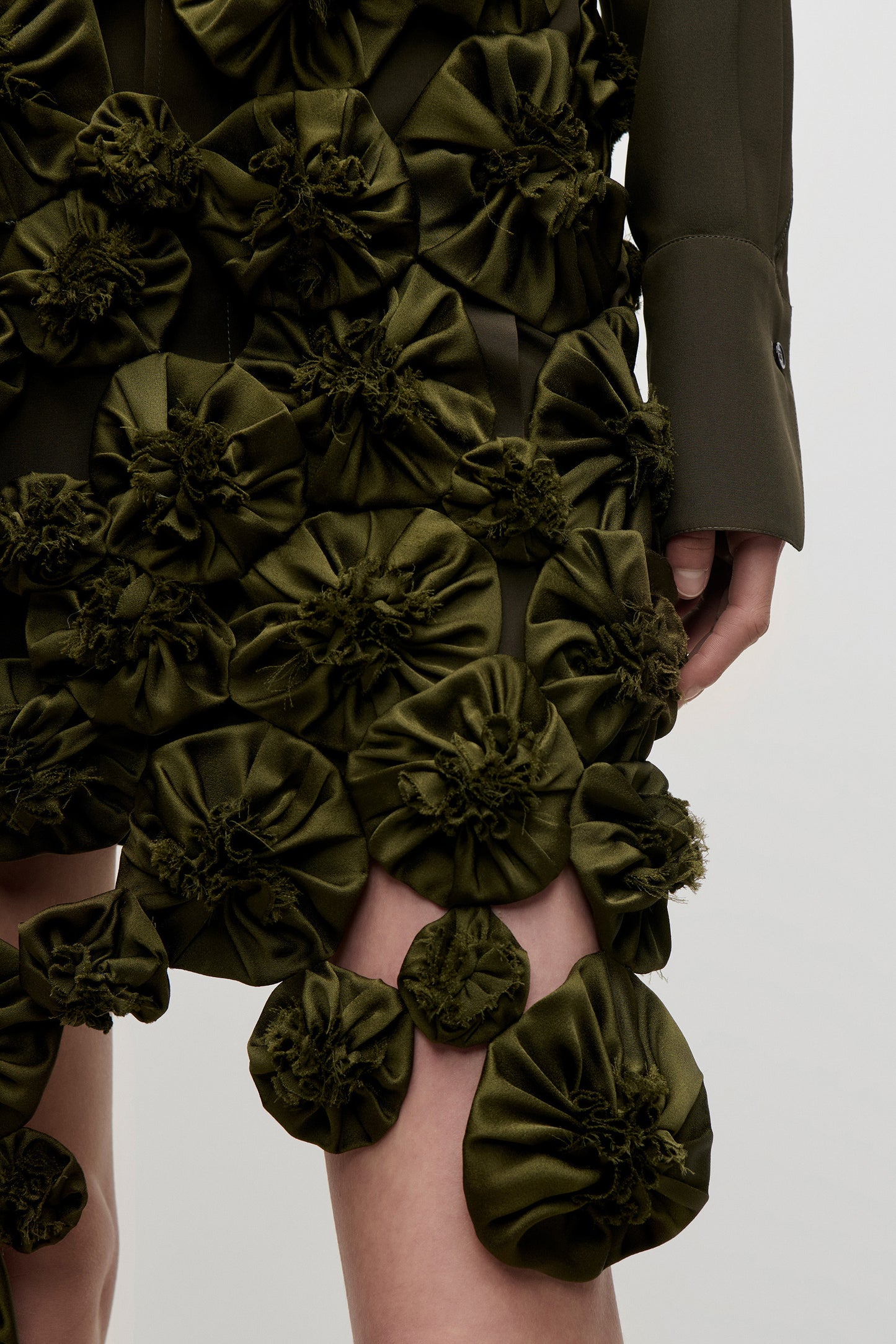 Applique Skirt In Green