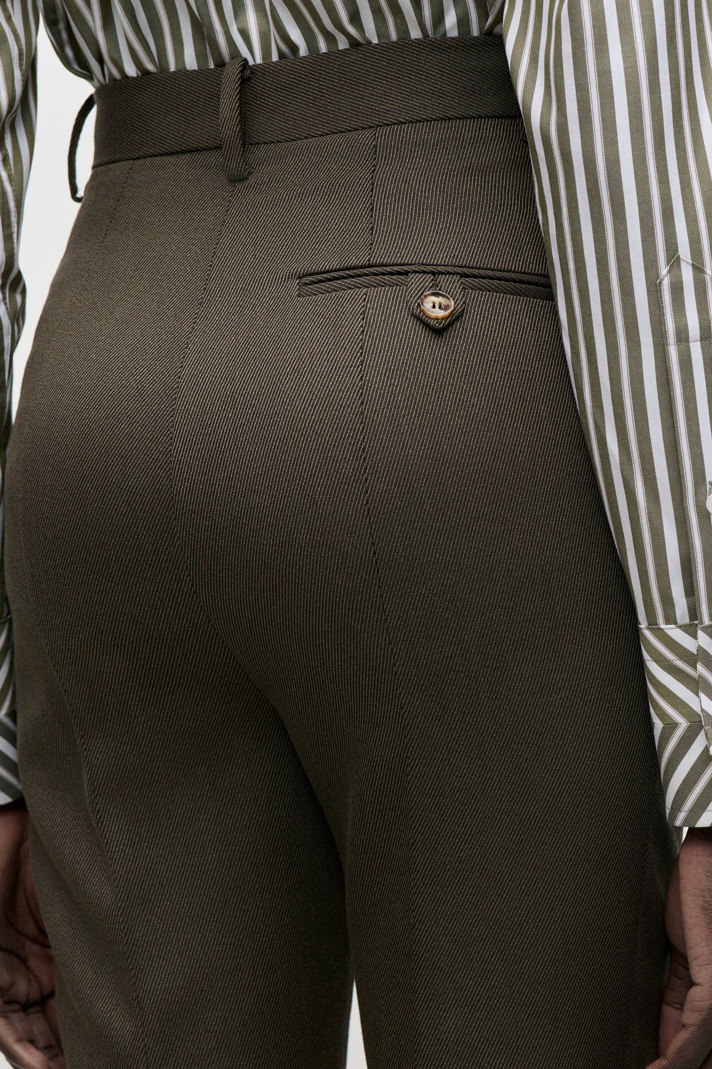 Extended Pocket Trouser In Green