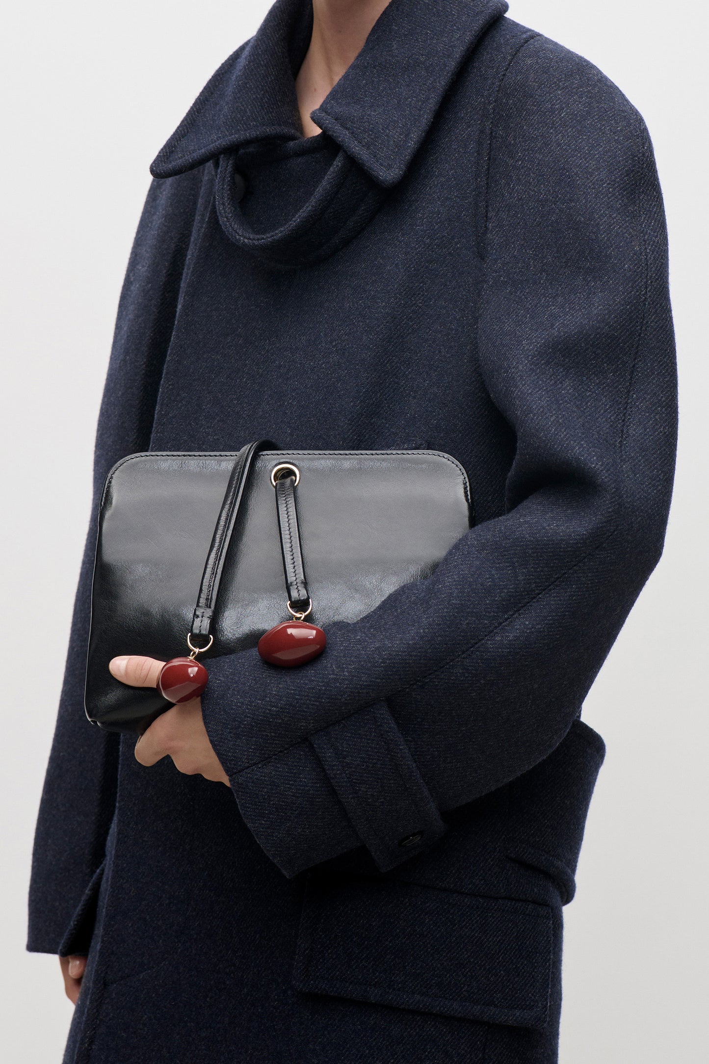 Kizette Clutch Supple Shine Leather