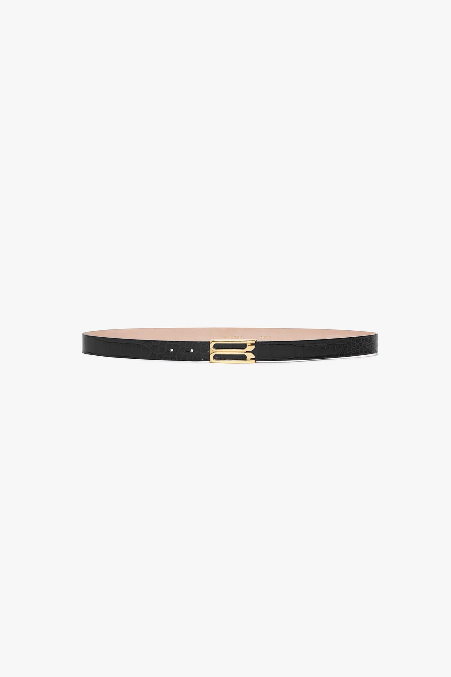 Dorian Frame Belt Croc Embossed Leather