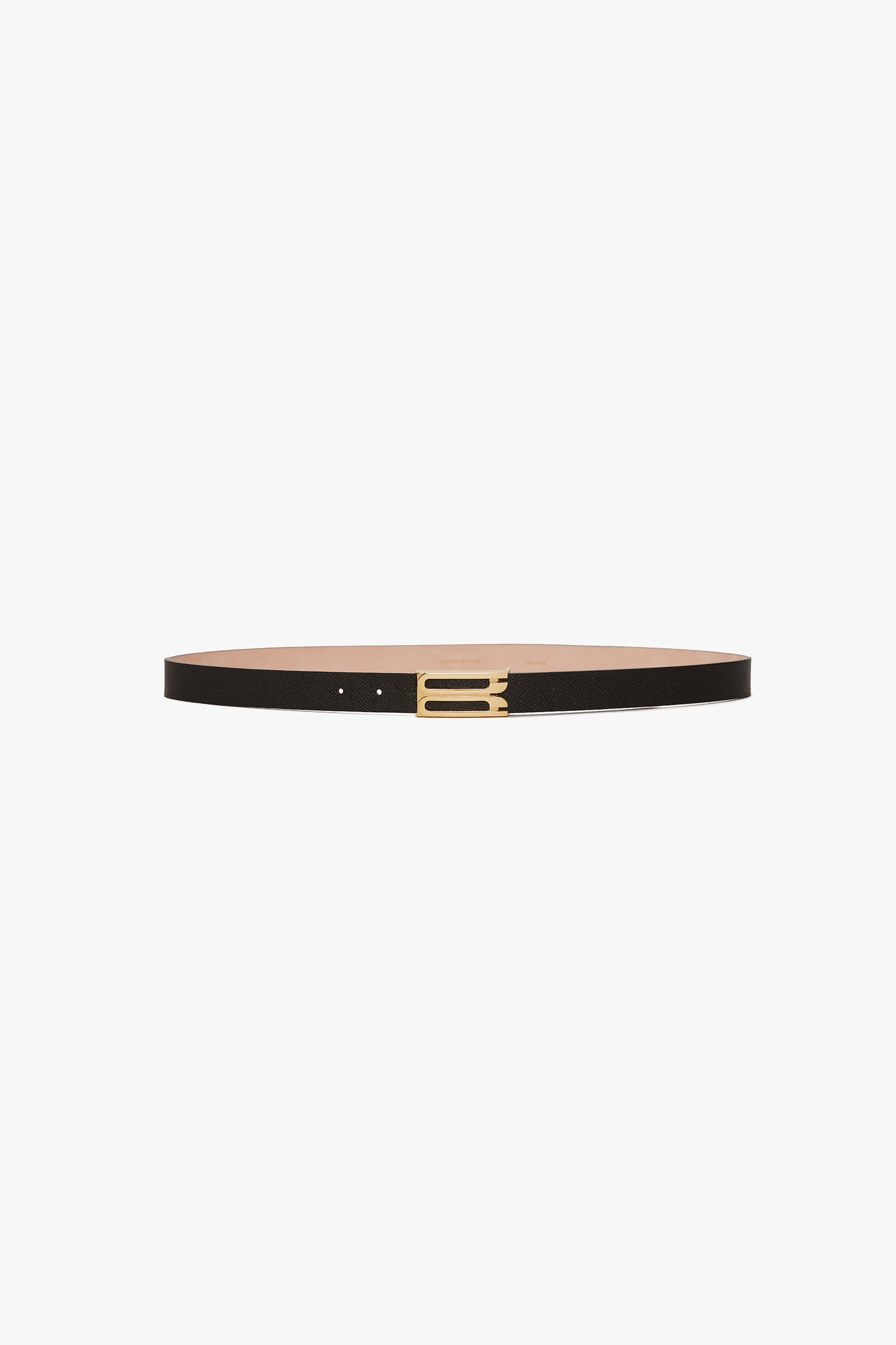Dorian Belt In Black Grained Leather