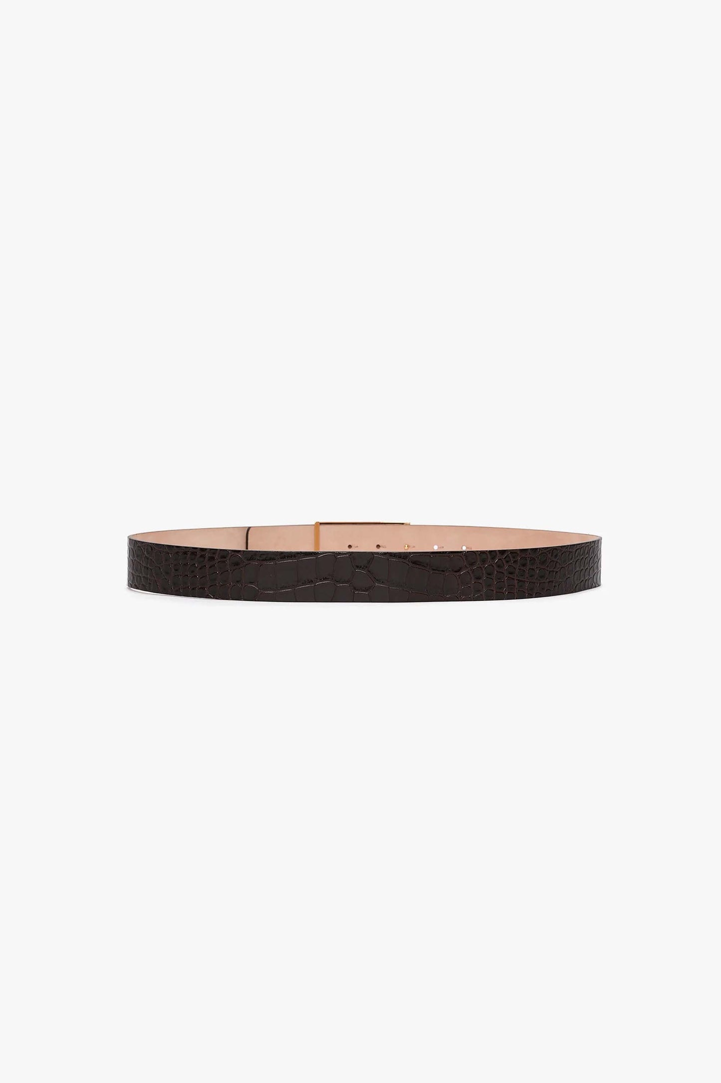 Dorian Frame Belt Jumbo Croc Espresso