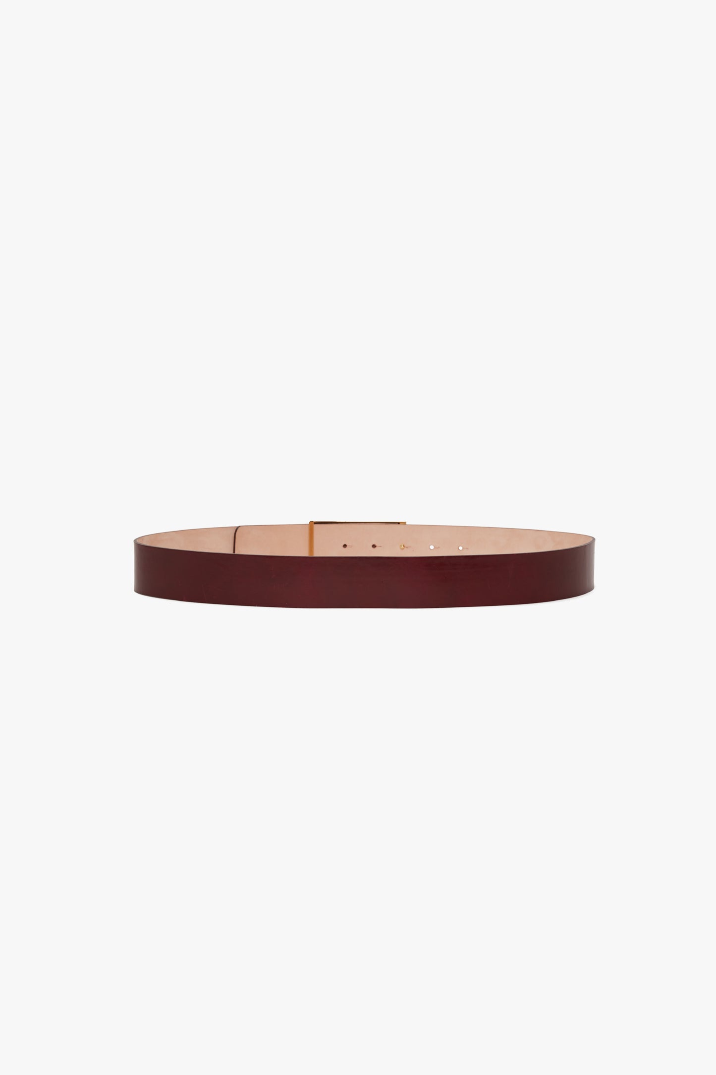Jumbo Dorian Belt In Burgundy Leather