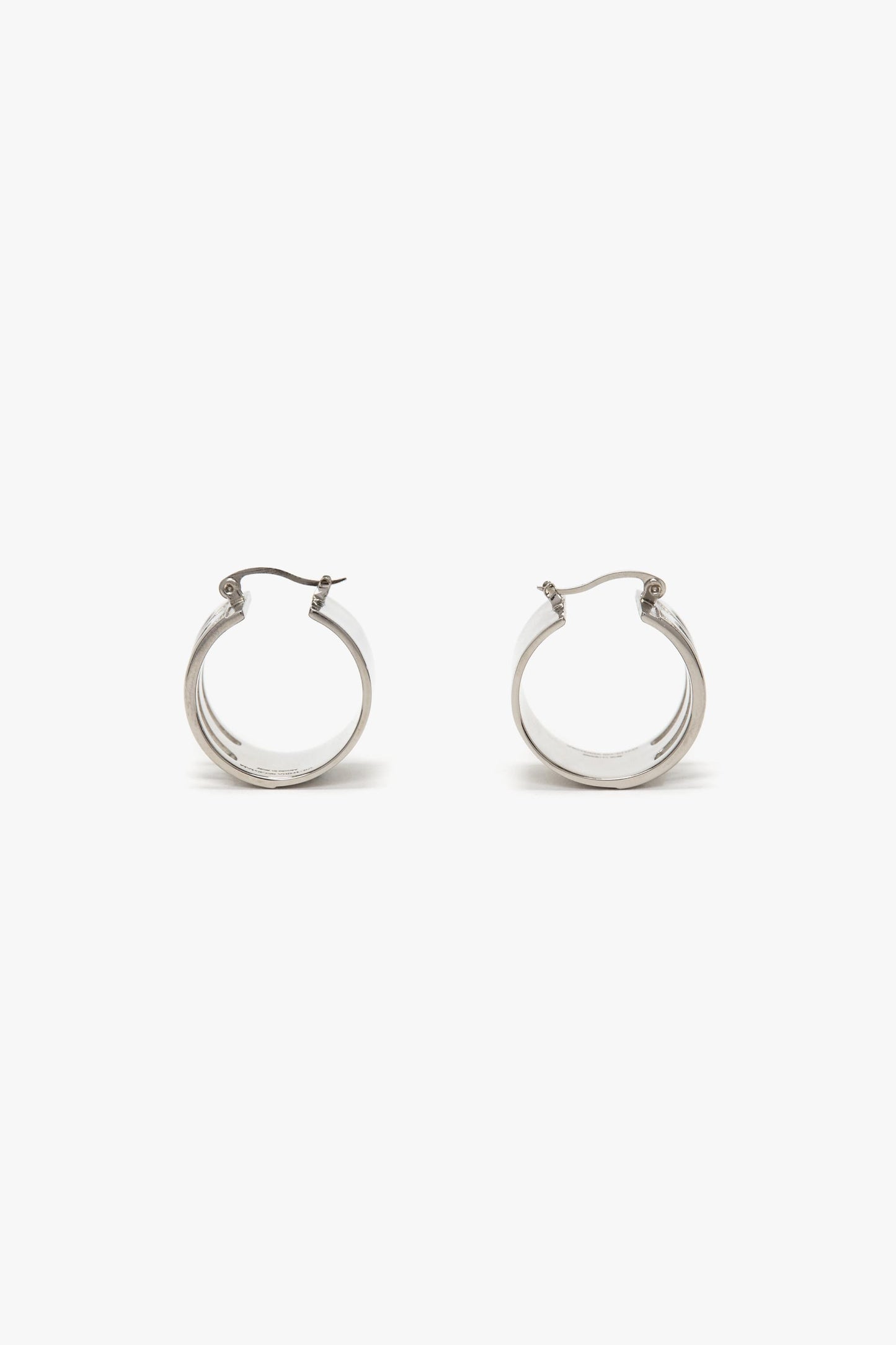 Dorian Hoop Earrings In Silver