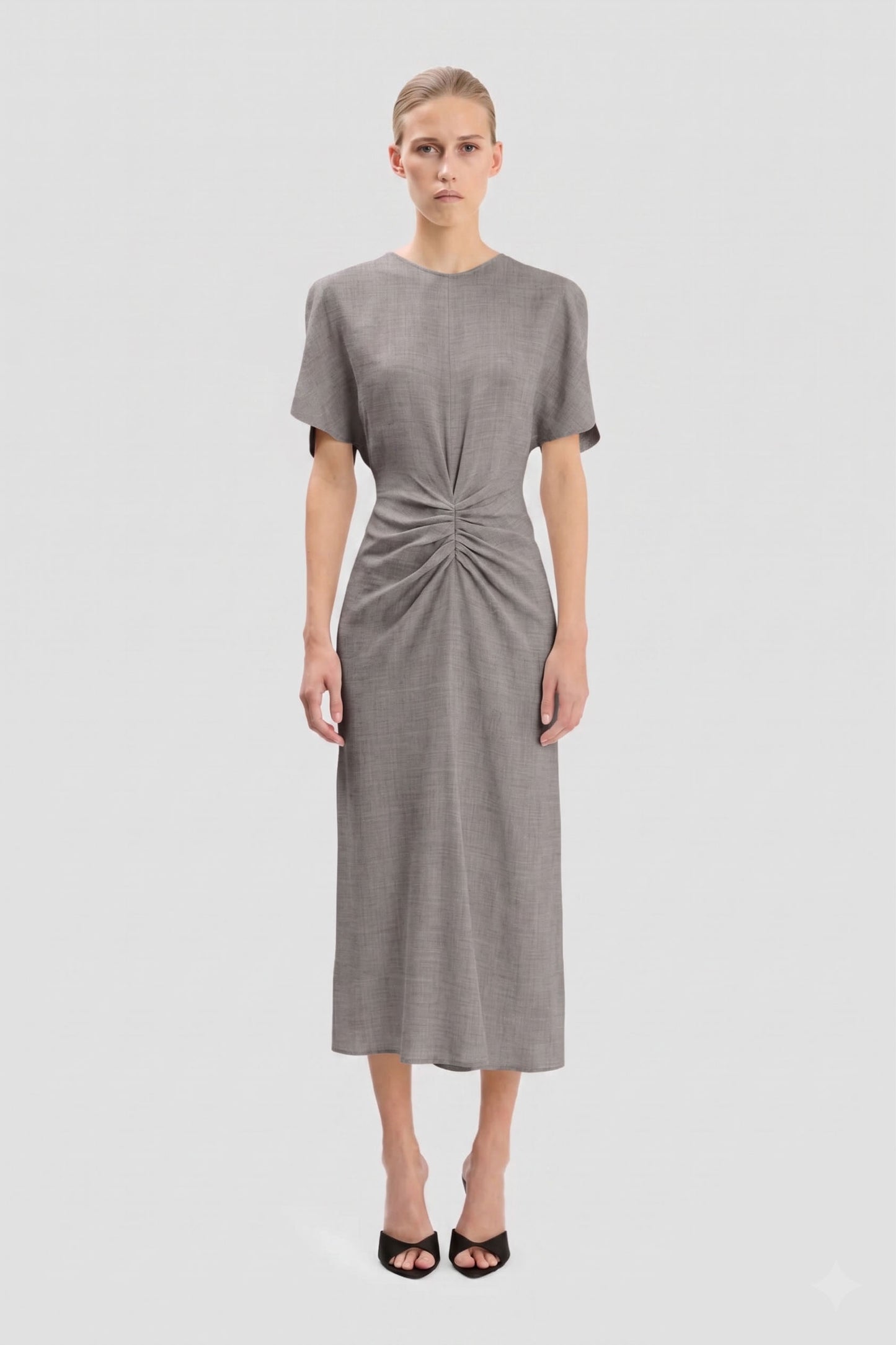 Bela Midi Dress In Ore