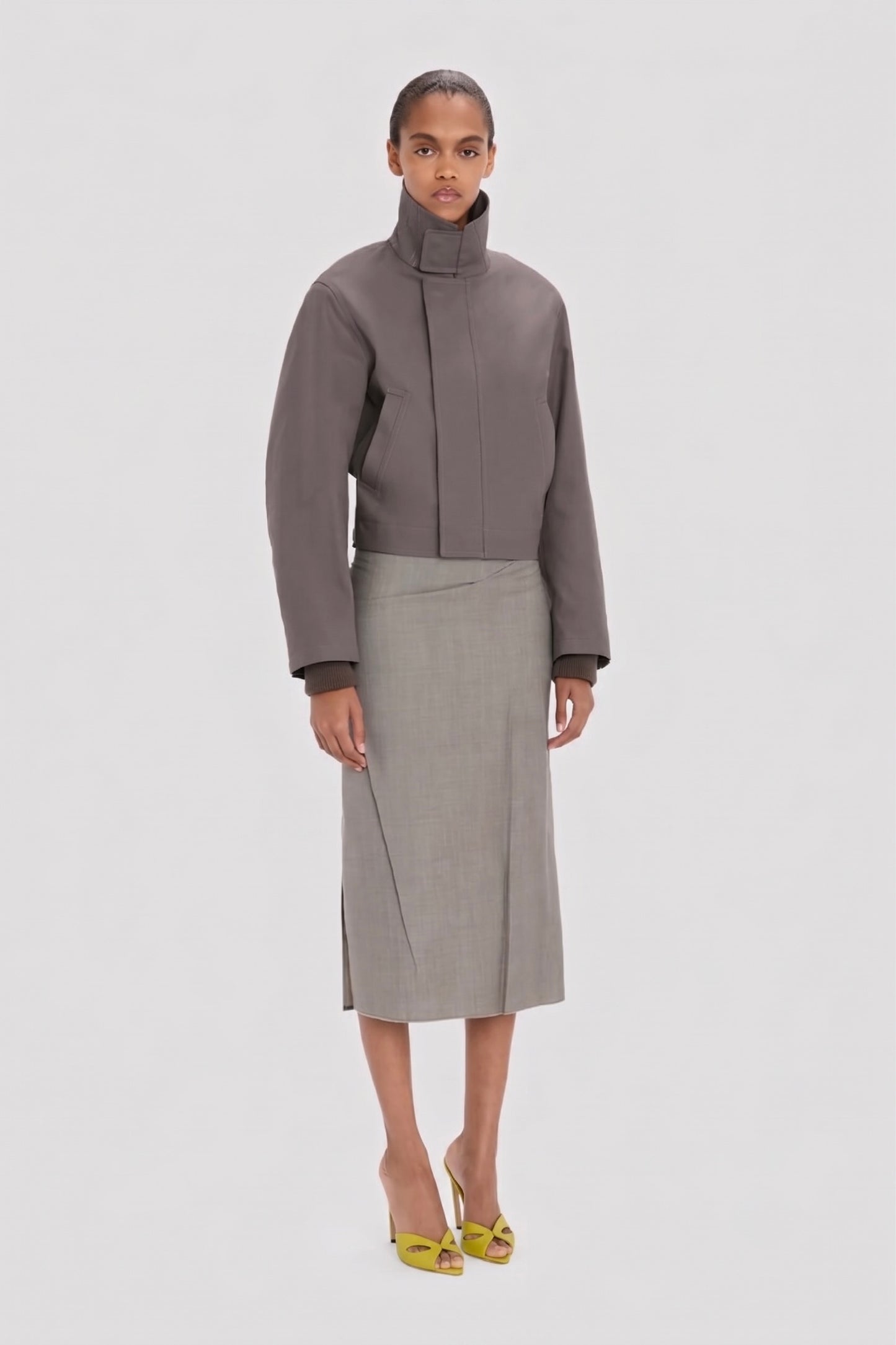 Bomber Jacket In Ore