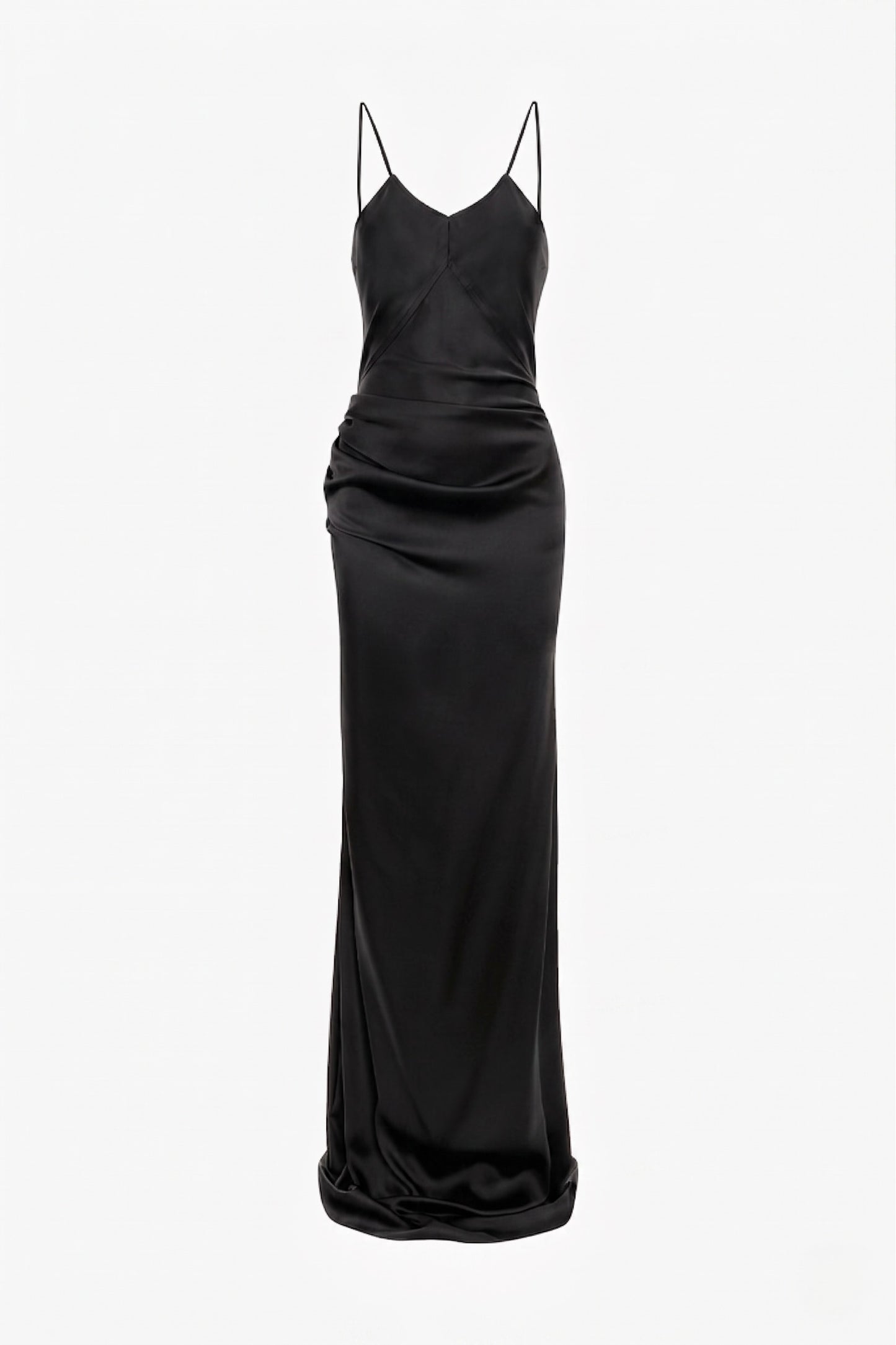 Cami Floor-Length Dress In Black