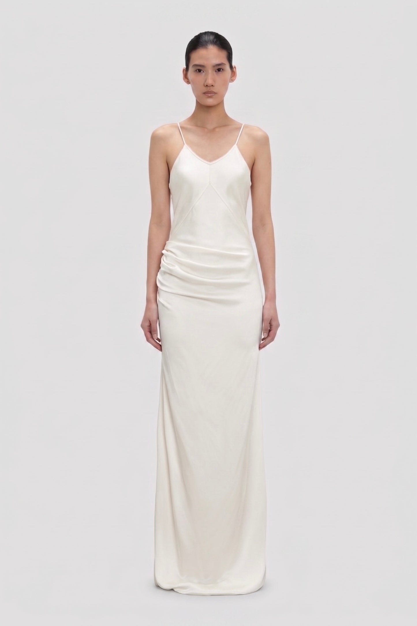 Cami Floor-Length Dress In Ivory
