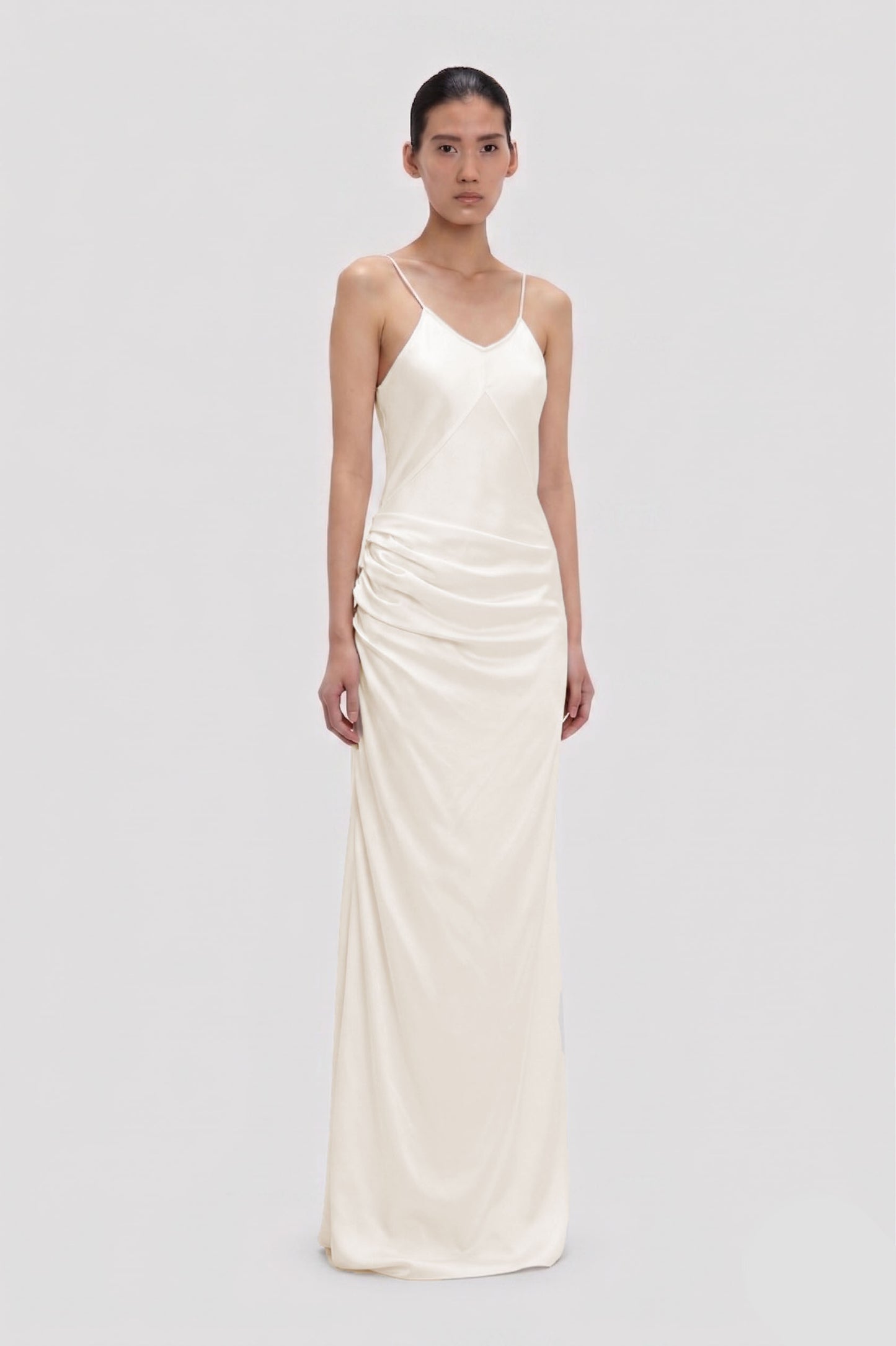 Cami Floor-Length Dress In Ivory