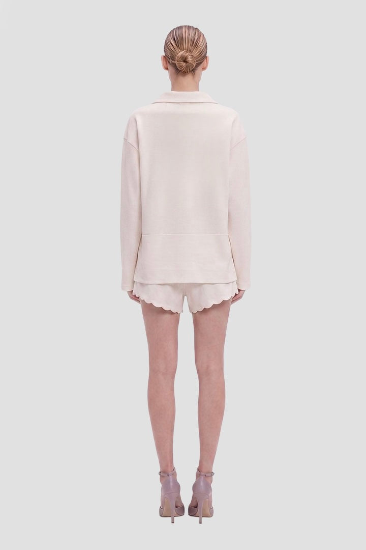 Embroidered Tunic In White