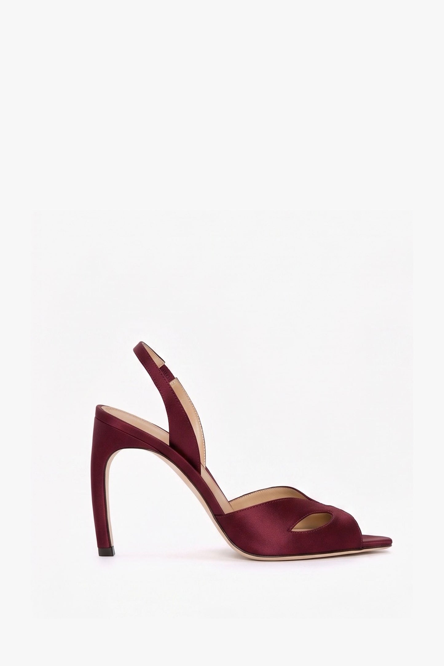 Harlow Mask Halter Back 100 in Burgundy