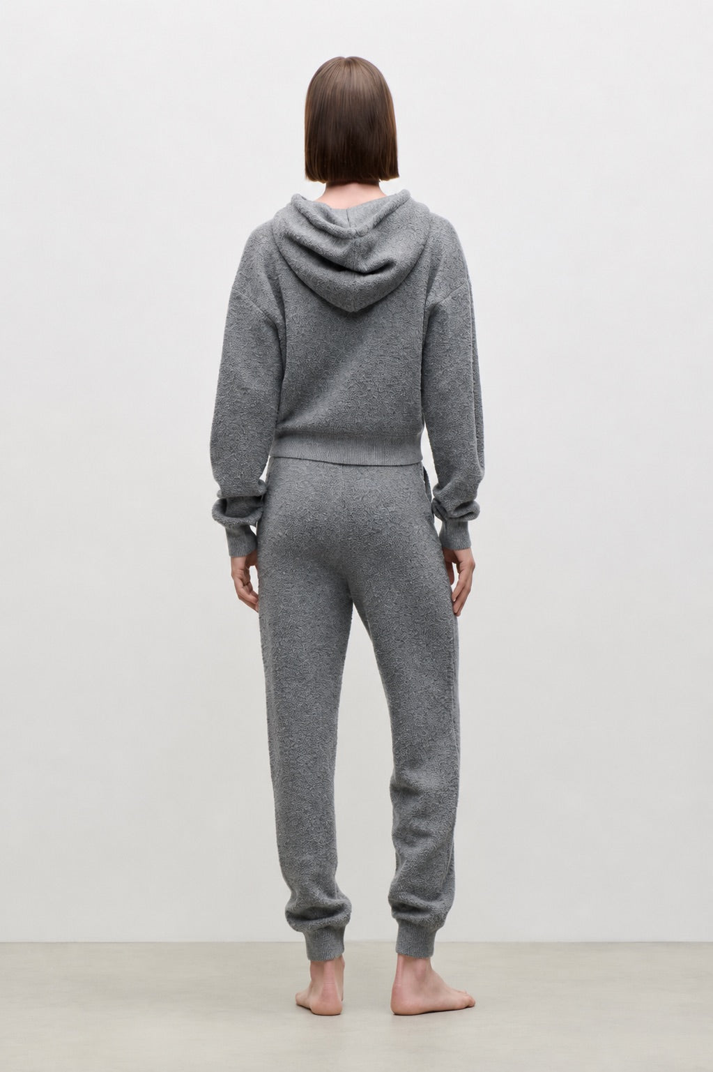 Lana Hoodie In Mid Grey