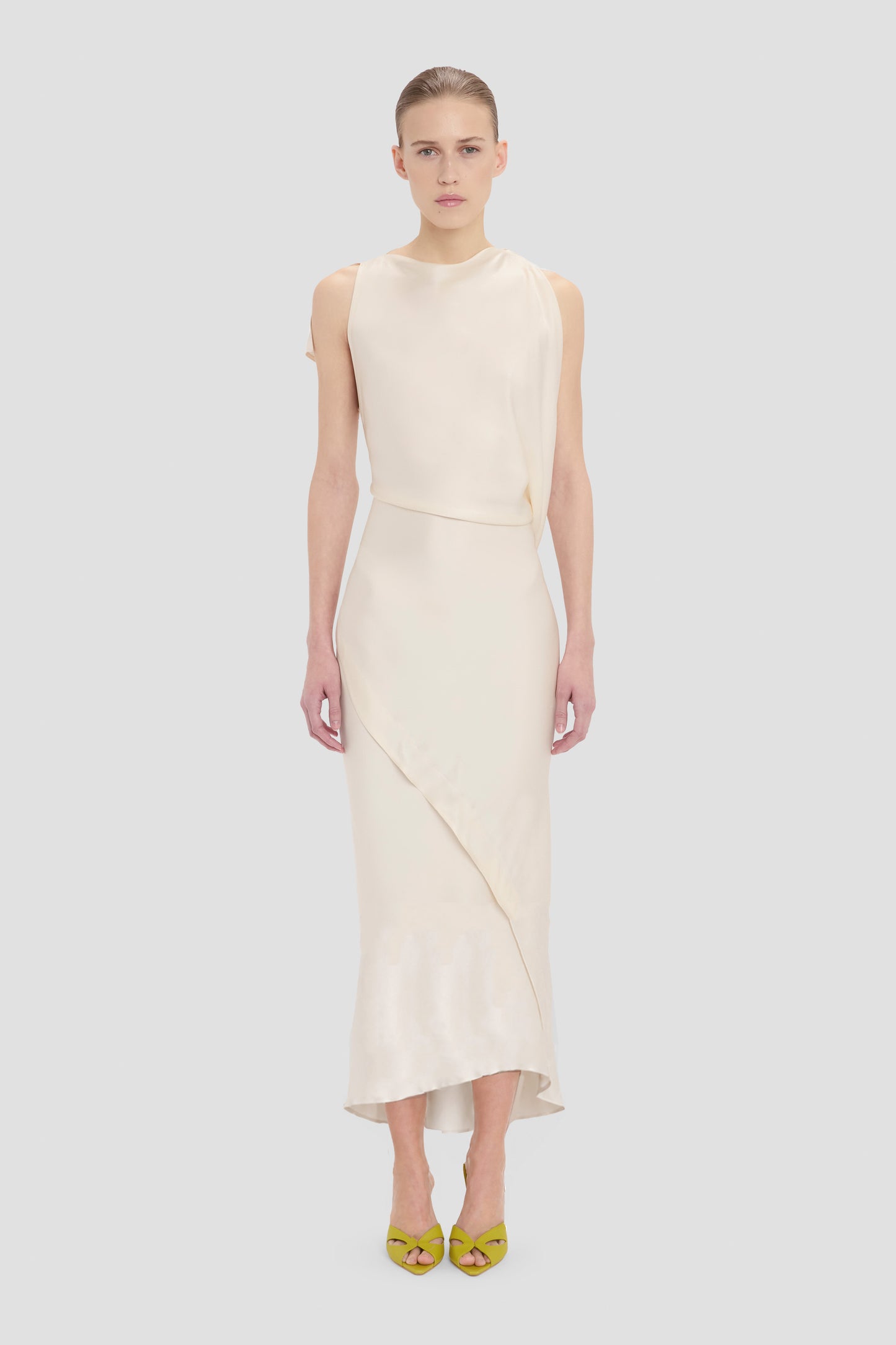 Kyra Midi Dress In Elderflower