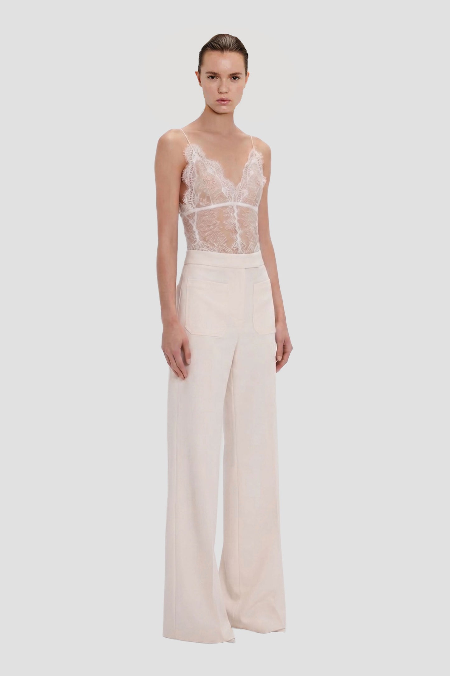 Lace Bodysuit In Ivory